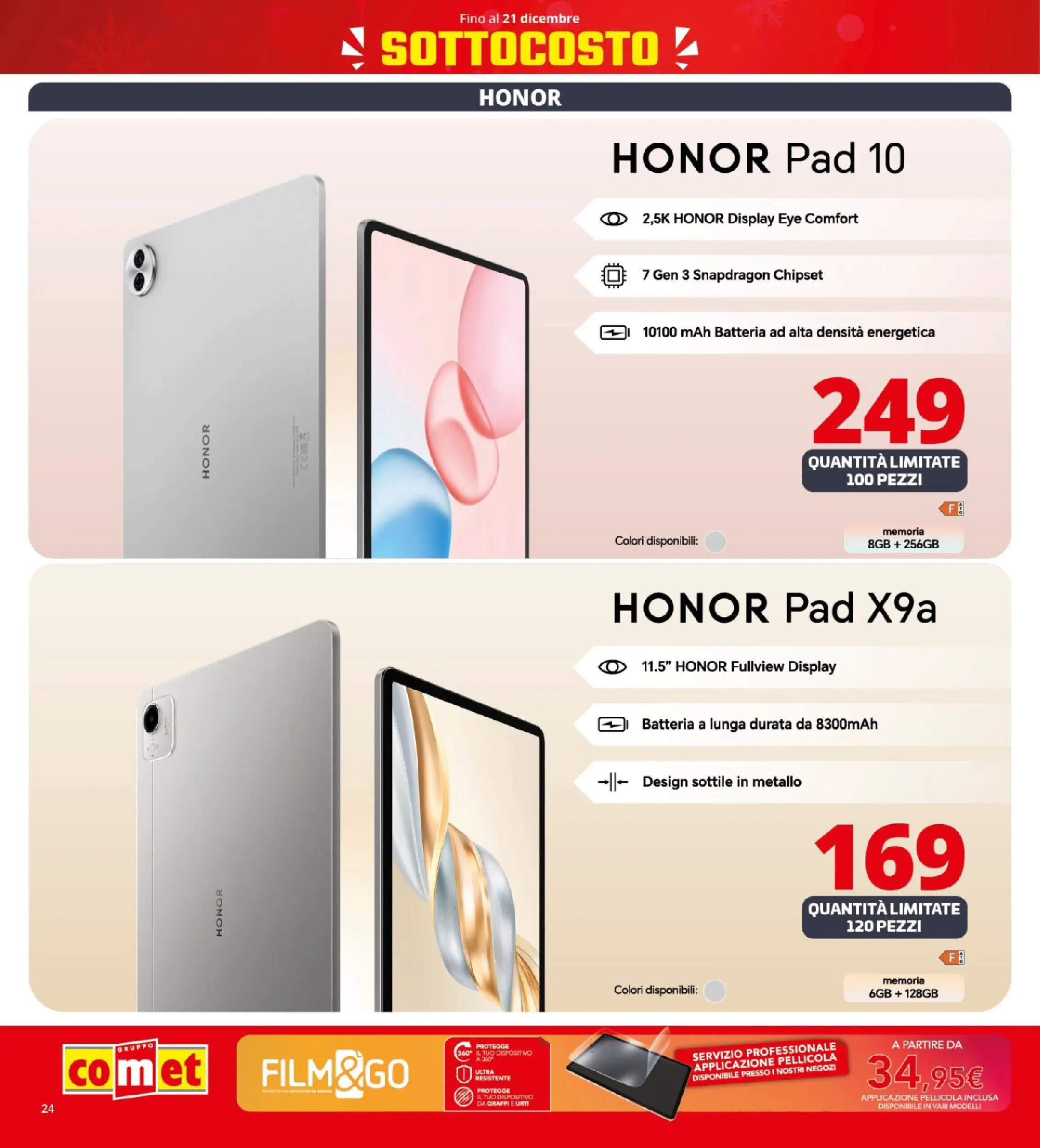 Nuovo Comet - SOTTOCOSTO da Comet! dal 11/12/2025 > offerte anteprima 🛍️ | Pagina: 24 | Prodotti: Pellicola, Batteria