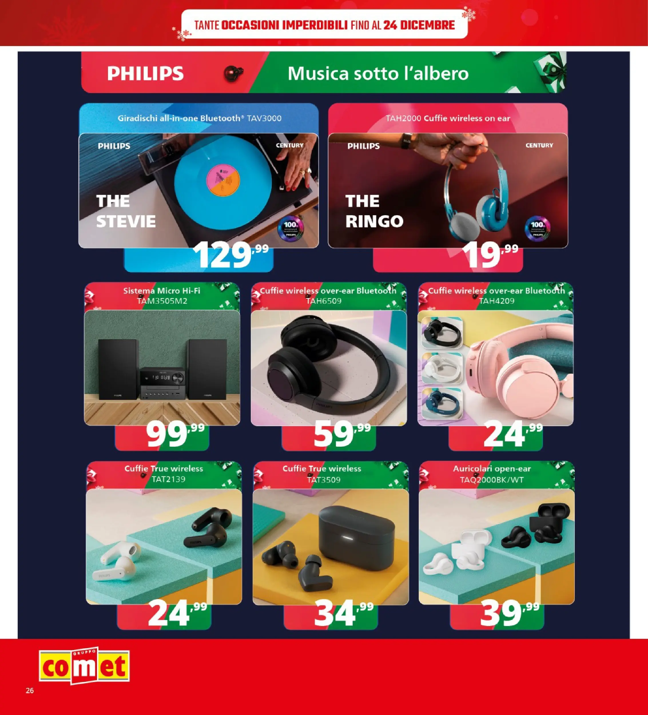 Nuovo Comet - SOTTOCOSTO da Comet! dal 11/12/2025 > offerte anteprima 🛍️ | Pagina: 26 | Prodotti: Auricolari, Cuffie