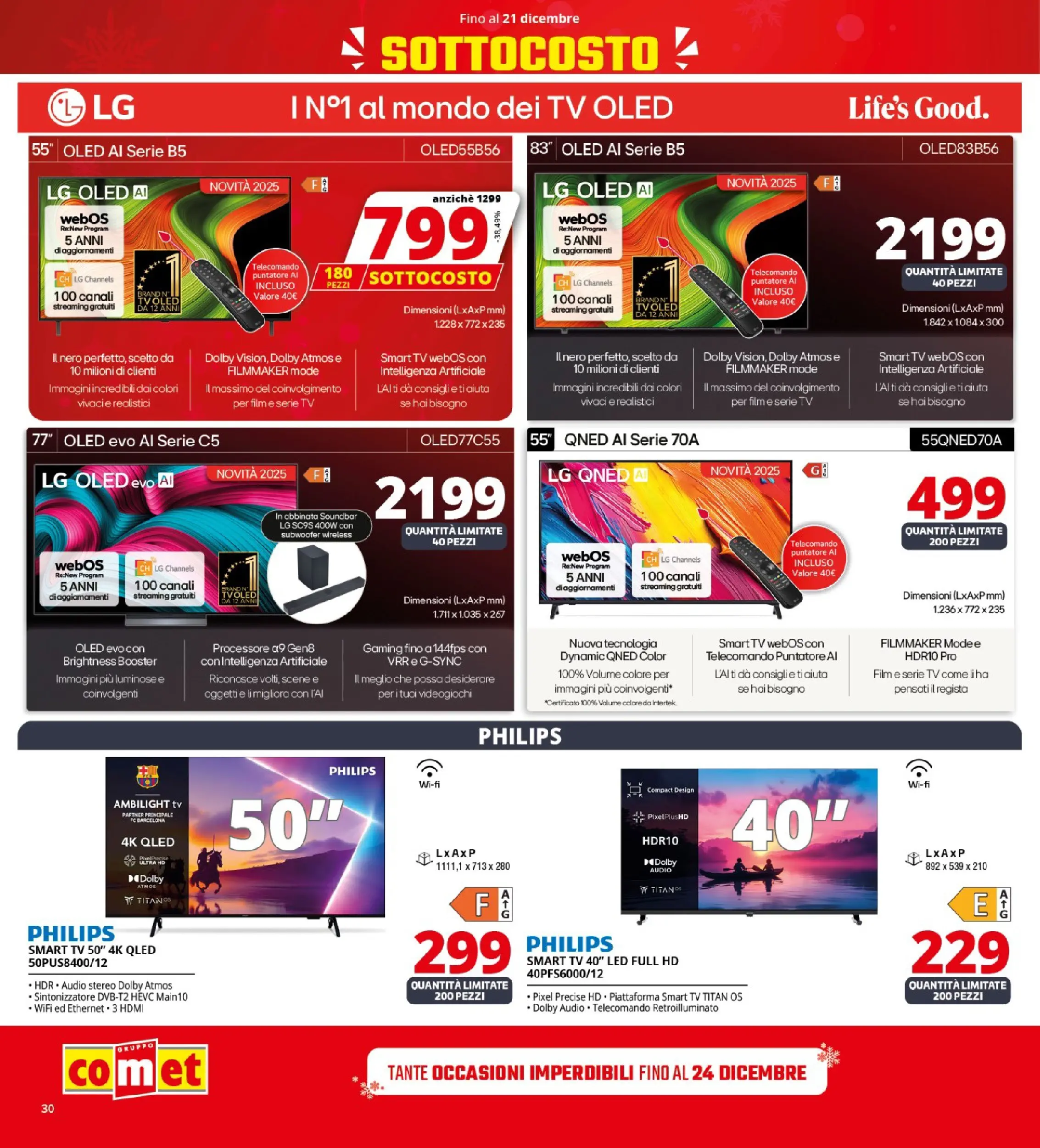 Nuovo Comet - SOTTOCOSTO da Comet! dal 11/12/2025 > offerte anteprima 🛍️ | Pagina: 30 | Prodotti: Telecomando, smart TV, TV