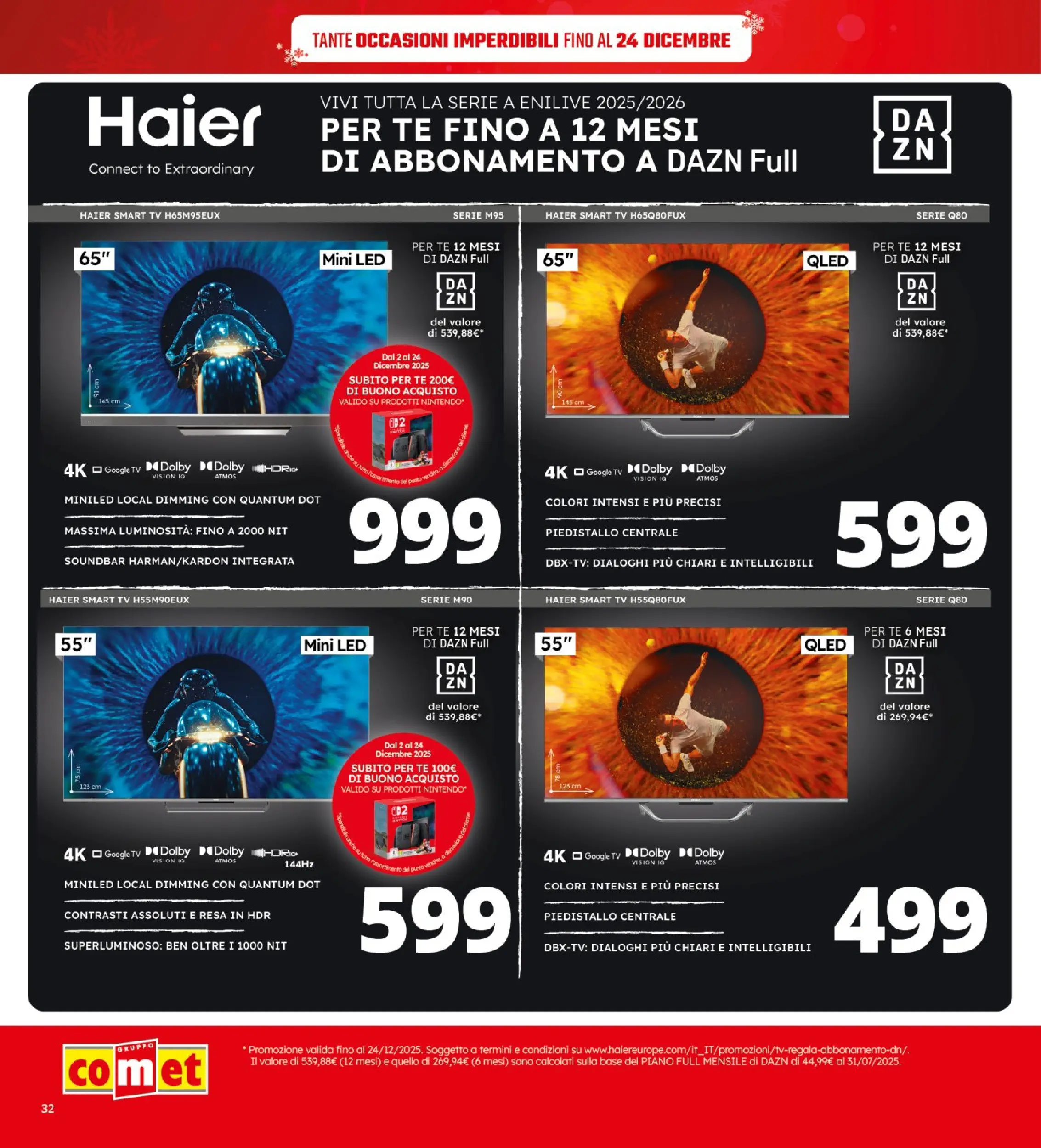 Nuovo Comet - SOTTOCOSTO da Comet! dal 11/12/2025 > offerte anteprima 🛍️ | Pagina: 32 | Prodotti: Tè, smart TV, Soundbar, TV