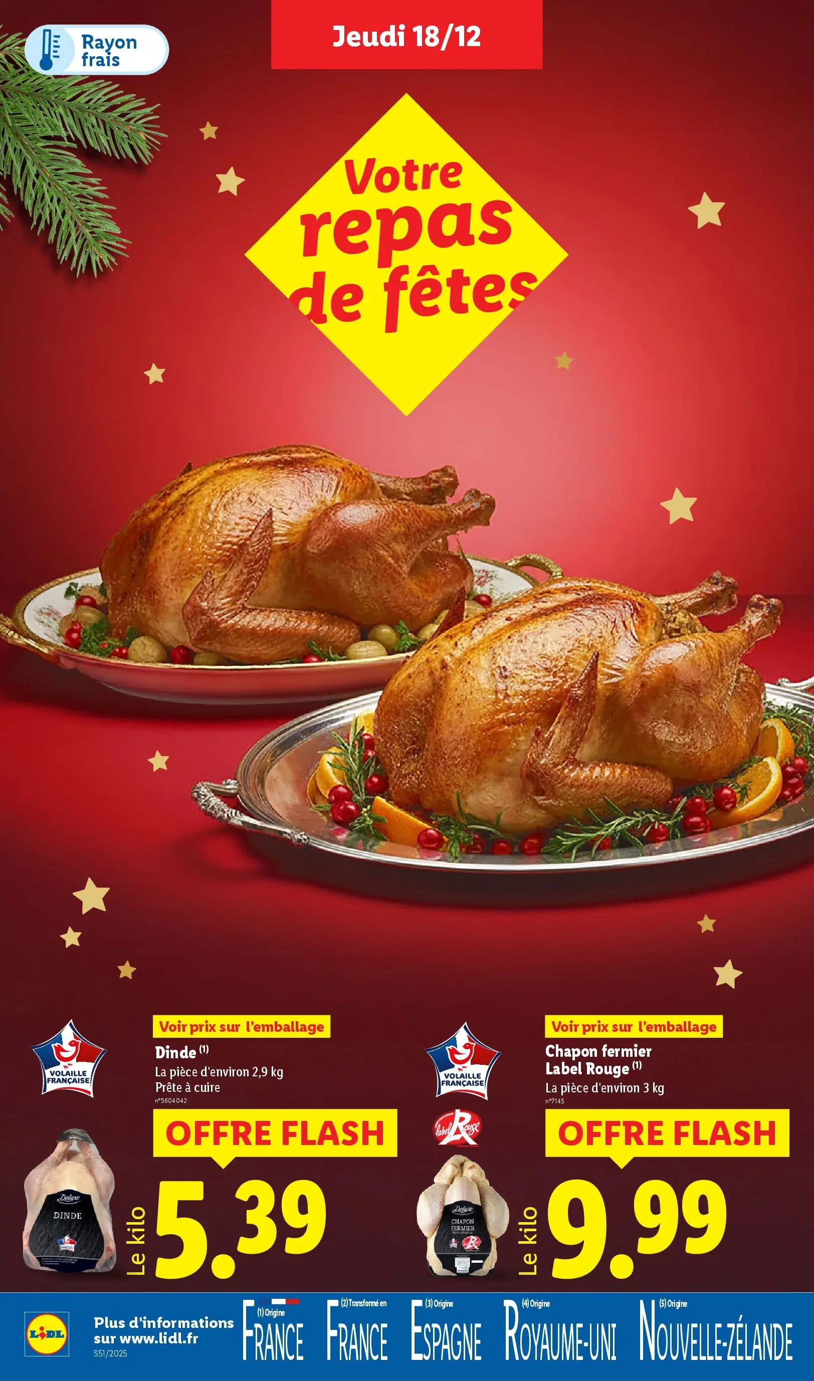 Catalogue LIDL du 14/12/2025 | Promo prospectus en ligne | Page: 6 | Produits: Chapon, Volaille Catalogue LIDL du 14/12/2025 | Promo prospectus en ligne | Page: 6 | Produits: Chapon, Volaille