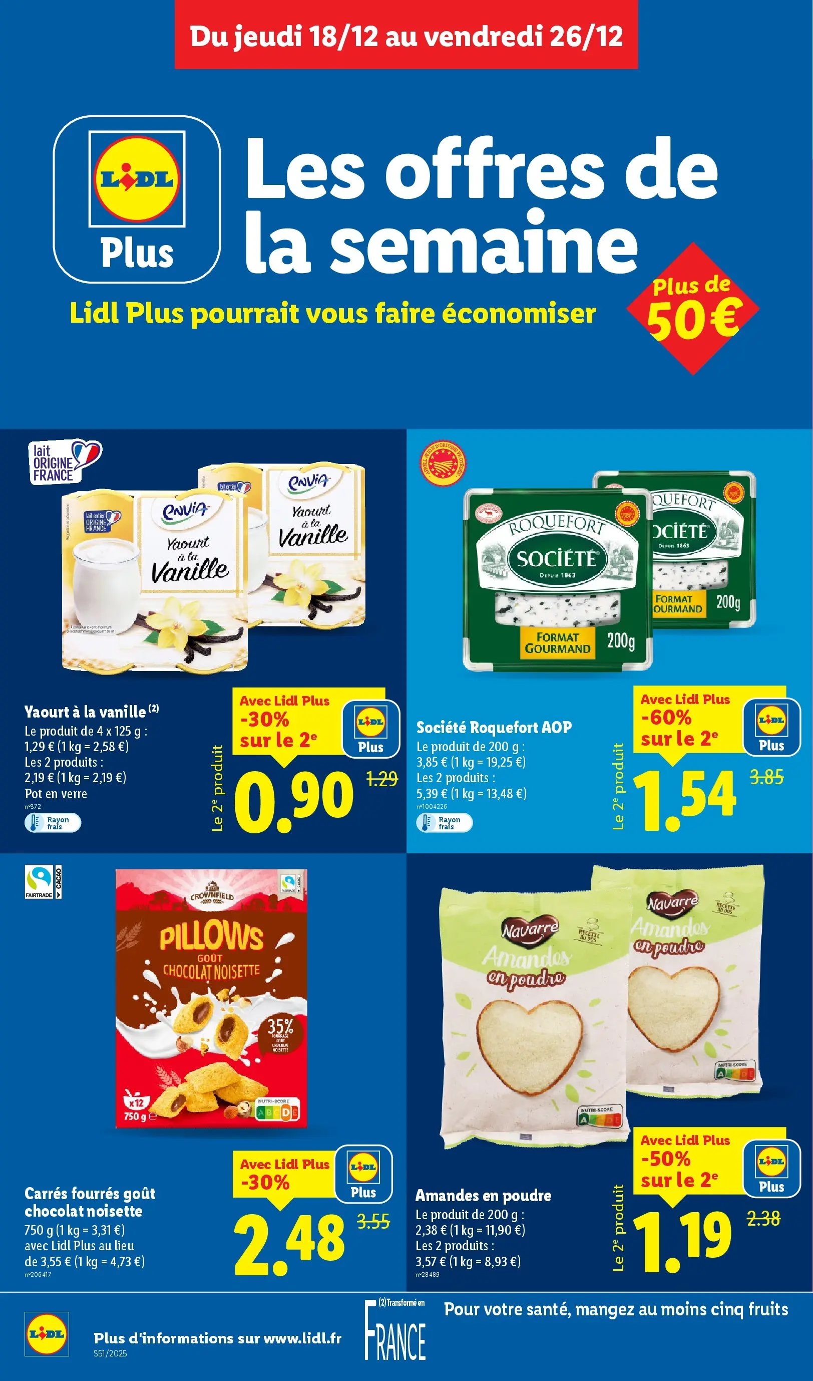 Catalogue LIDL du 14/12/2025 | Promo prospectus en ligne | Page: 10 | Produits: Noisette, Amandes en poudre, Poudre, Chocolat Catalogue LIDL du 14/12/2025 | Promo prospectus en ligne | Page: 10 | Produits: Noisette, Amandes en poudre, Poudre, Chocolat