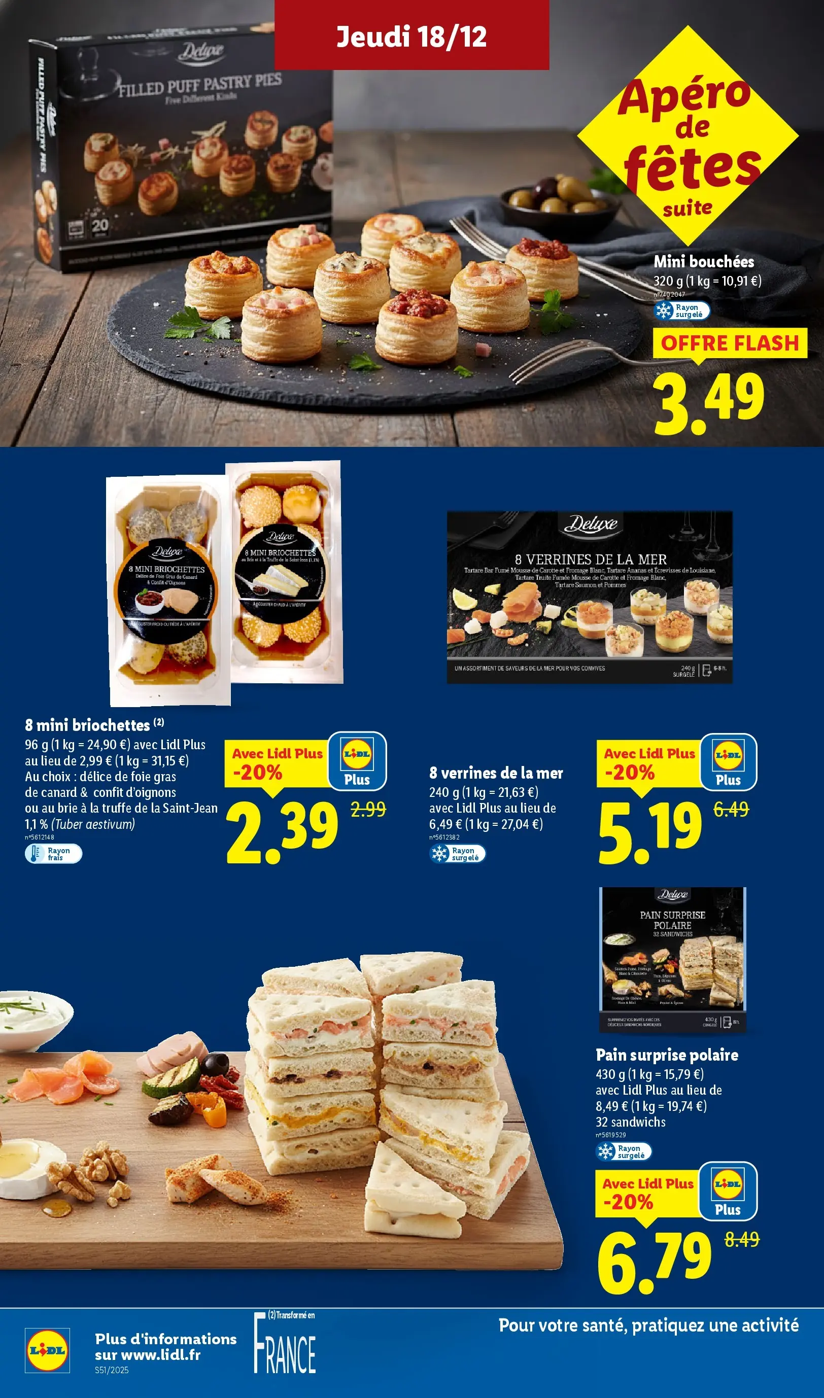 Catalogue LIDL du 14/12/2025 | Promo prospectus en ligne | Page: 16 | Produits: Pain surprise, Fromage, Pain, Pommes Catalogue LIDL du 14/12/2025 | Promo prospectus en ligne | Page: 16 | Produits: Pain surprise, Fromage, Pain, Pommes