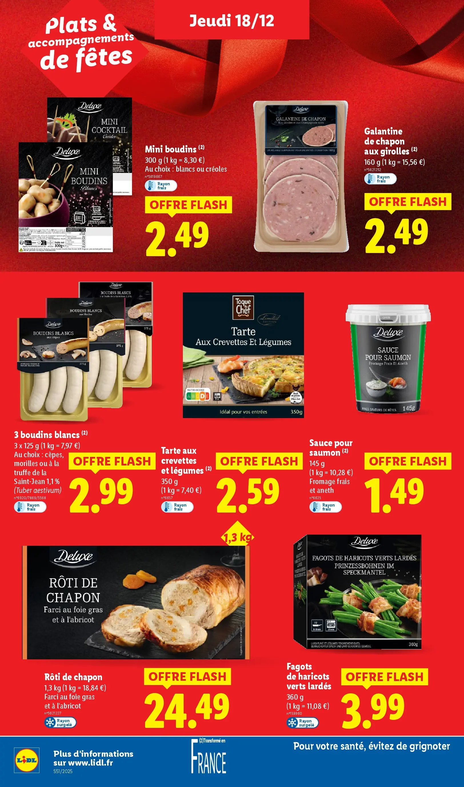 Catalogue LIDL du 14/12/2025 | Promo prospectus en ligne | Page: 20 | Produits: Chapon, Fromage, Saumon, Fromage frais Catalogue LIDL du 14/12/2025 | Promo prospectus en ligne | Page: 20 | Produits: Chapon, Fromage, Saumon, Fromage frais