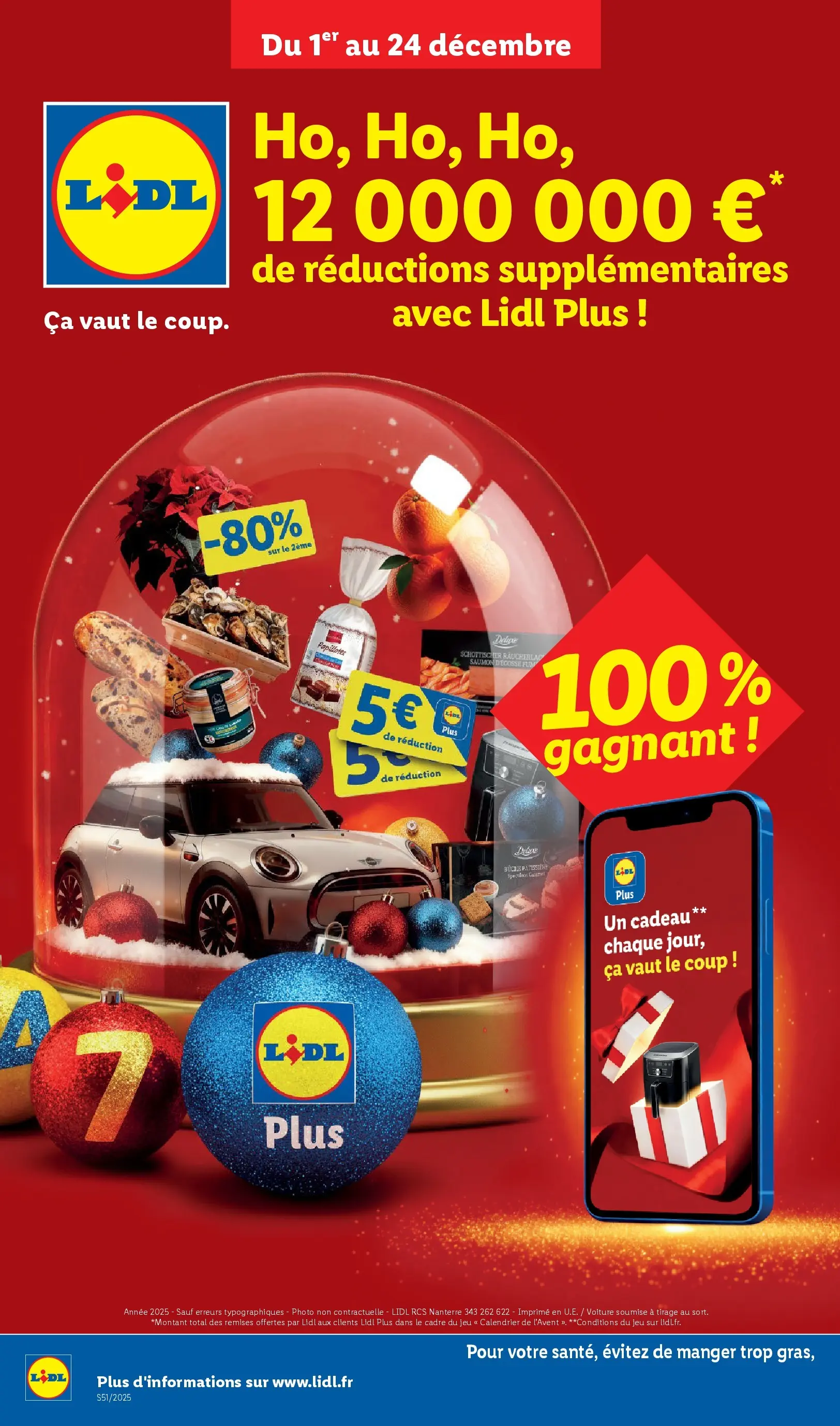 Catalogue LIDL du 14/12/2025 | Promo prospectus en ligne | Page: 24 | Produits: Calendrier de l'avent, Bûche pâtissière, Saumon, Papillotes Catalogue LIDL du 14/12/2025 | Promo prospectus en ligne | Page: 24 | Produits: Calendrier de l'avent, Bûche pâtissière, Saumon, Papillotes