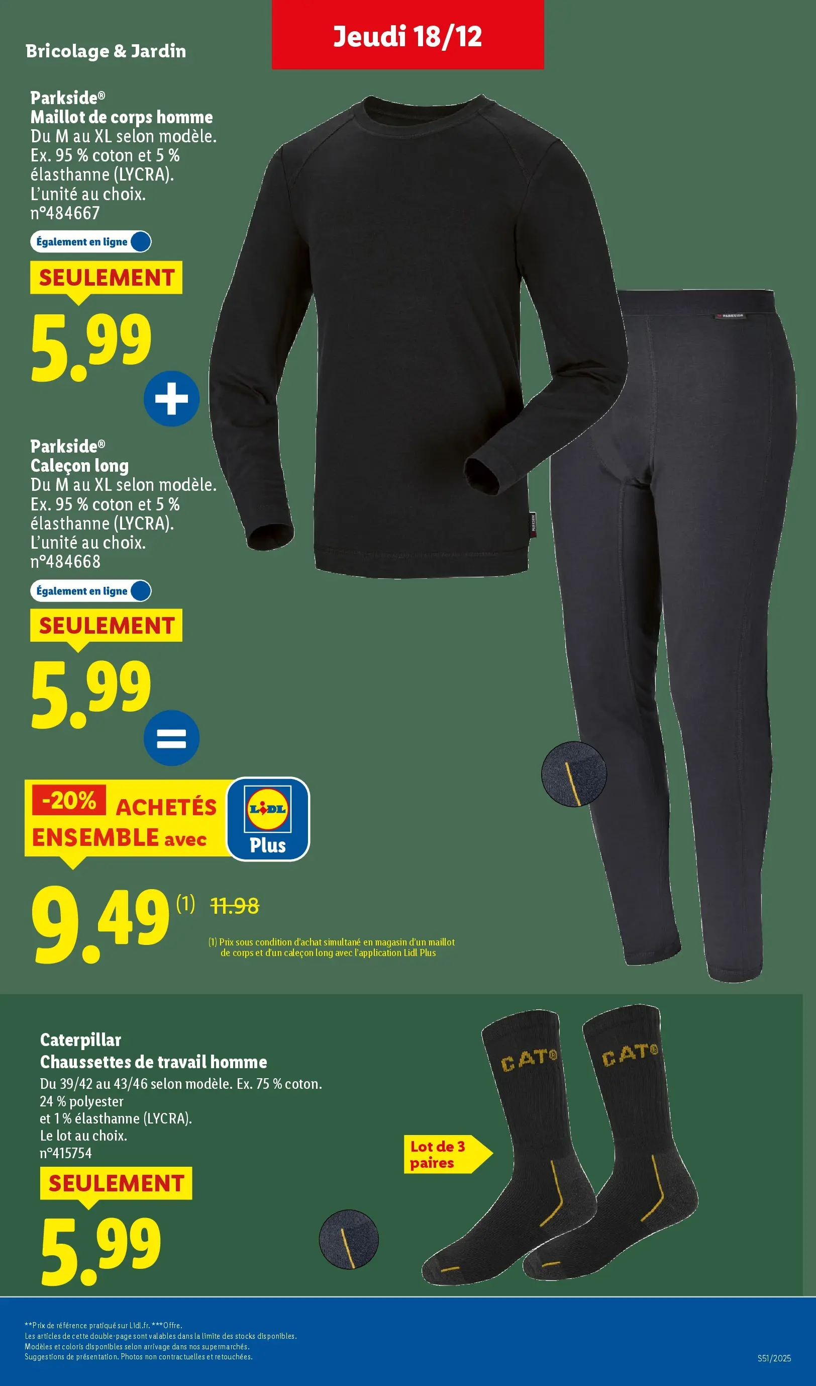Catalogue LIDL du 14/12/2025 | Promo prospectus en ligne | Page: 43 | Produits: Coton Catalogue LIDL du 14/12/2025 | Promo prospectus en ligne | Page: 43 | Produits: Coton