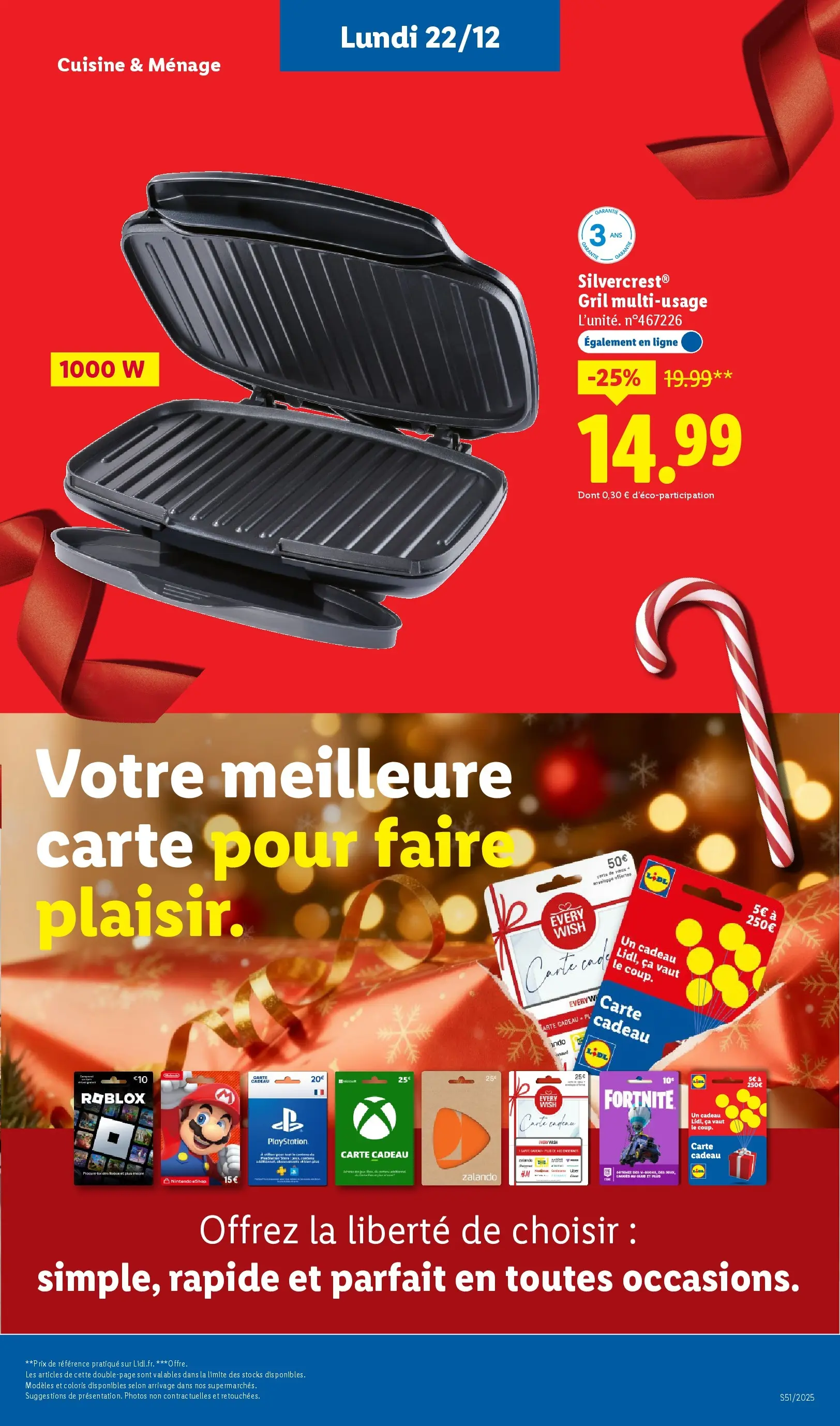 Catalogue LIDL du 14/12/2025 | Promo prospectus en ligne | Page: 63 | Produits: Playstation, Grill, Gril Catalogue LIDL du 14/12/2025 | Promo prospectus en ligne | Page: 63 | Produits: Playstation, Grill, Gril