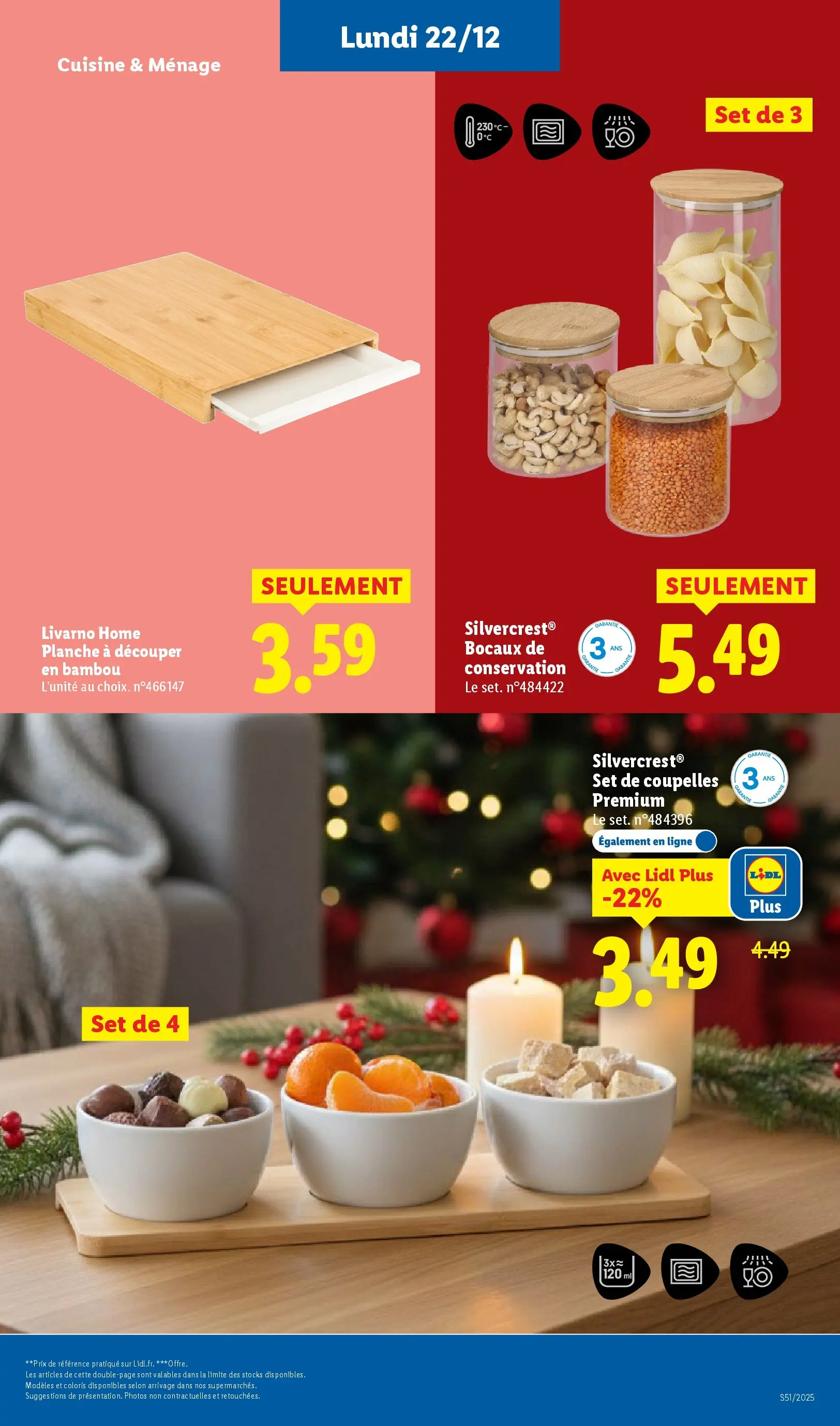 Catalogue LIDL du 14/12/2025 | Promo prospectus en ligne | Page: 65 | Produits: Planche à découper Catalogue LIDL du 14/12/2025 | Promo prospectus en ligne | Page: 65 | Produits: Planche à découper