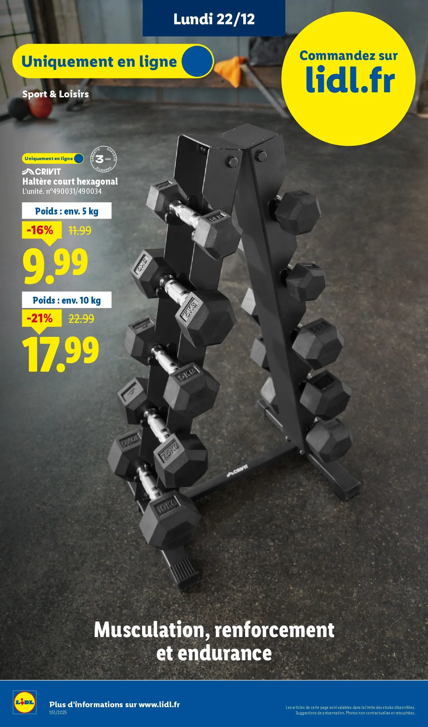 Catalogue LIDL du 14/12/2025 | Promo prospectus en ligne | Page: 82 | Produits: Poids Catalogue LIDL du 14/12/2025 | Promo prospectus en ligne | Page: 82 | Produits: Poids