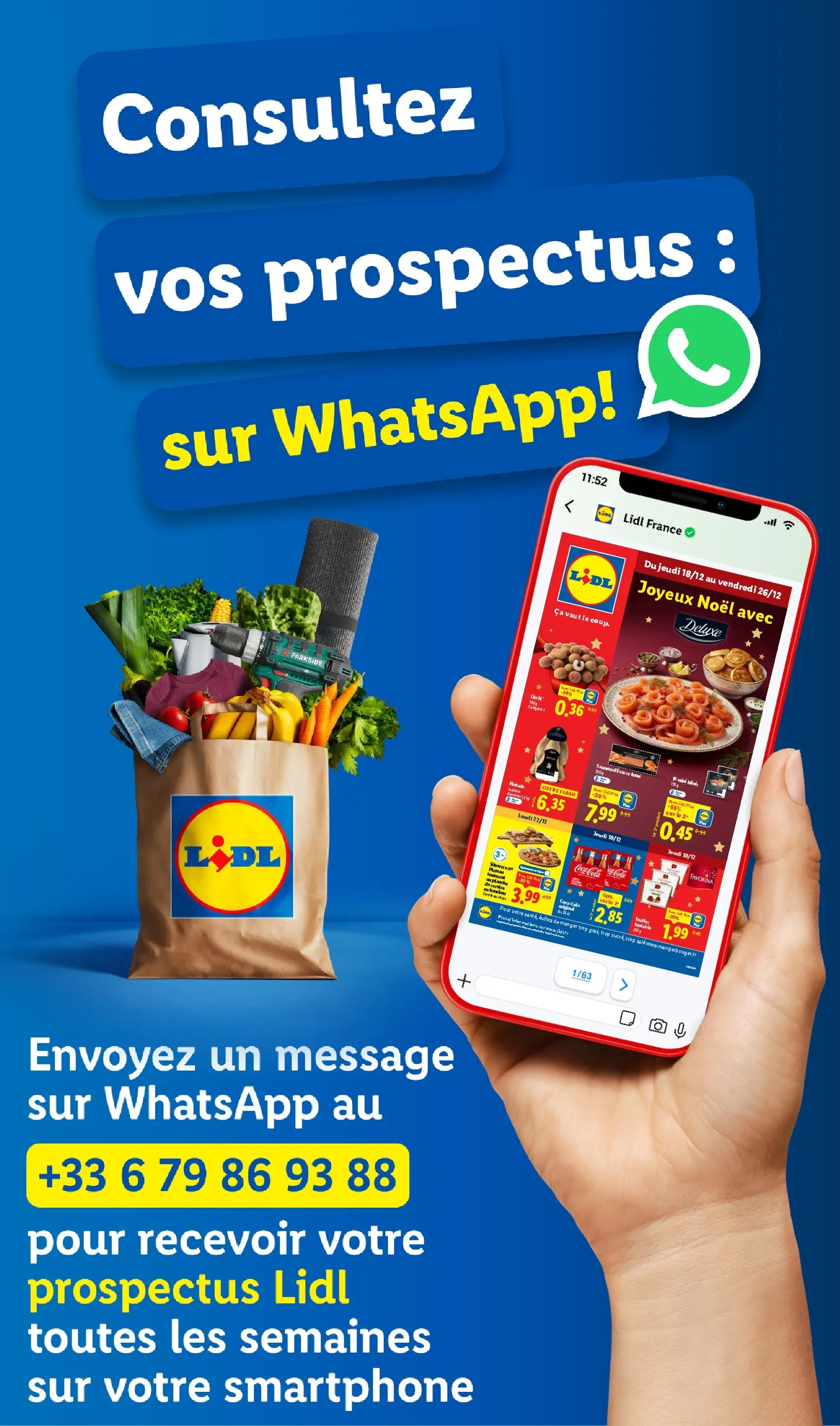 Catalogue LIDL du 14/12/2025 | Promo prospectus en ligne | Page: 87 | Produits: Smartphone, Pintade Catalogue LIDL du 14/12/2025 | Promo prospectus en ligne | Page: 87 | Produits: Smartphone, Pintade