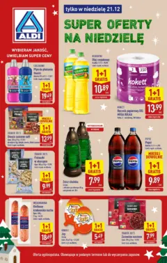 Pogląd oferty "Aldi Gazetka - Super oferty na niedzielę" - ważna od 21.12.2025