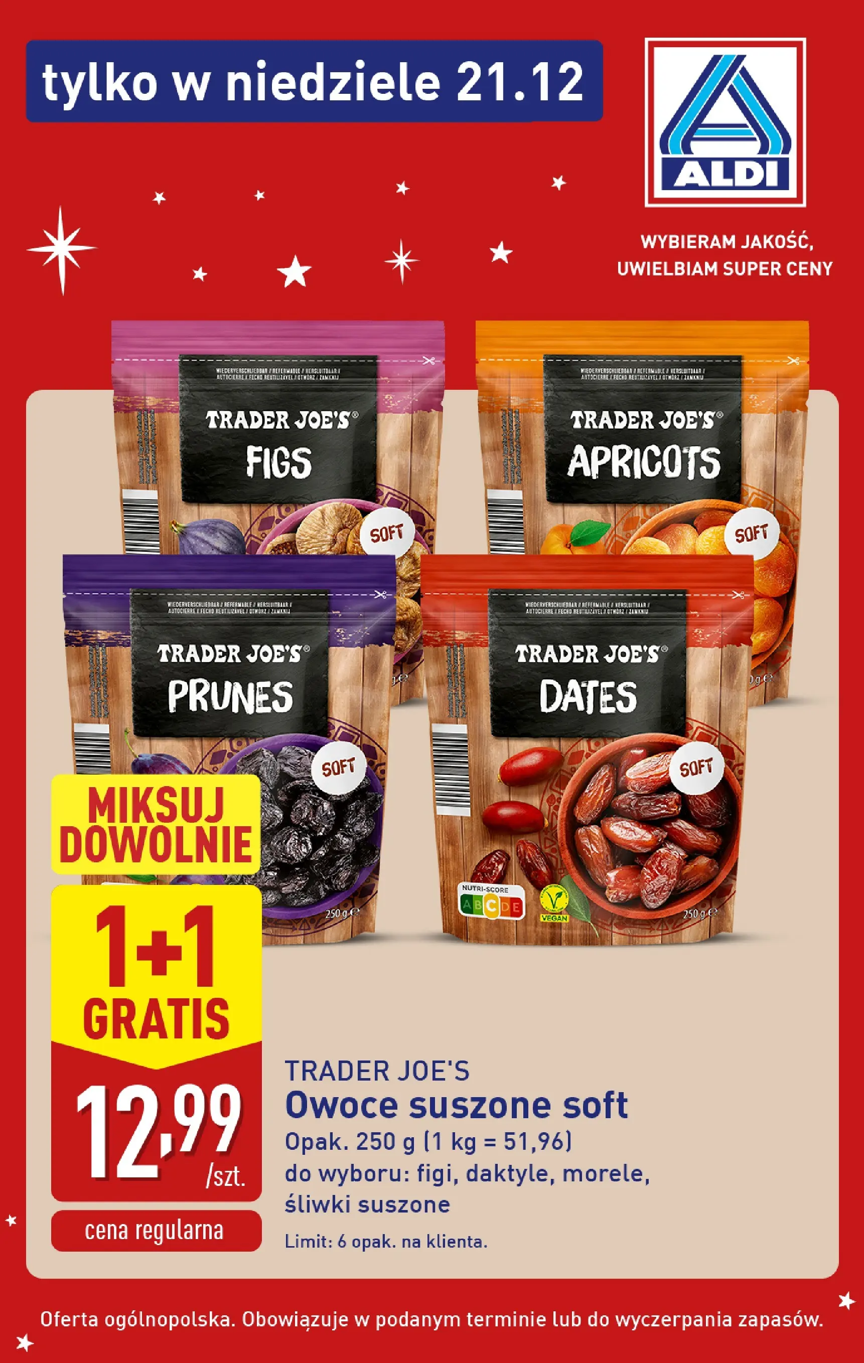 Aldi Gazetka - Super oferty na niedzielę od 21.12.2025 - Ulotka PDF, promocje | Strona: 9 | Produkty: Śliwki, Śliwki suszone, Owoce