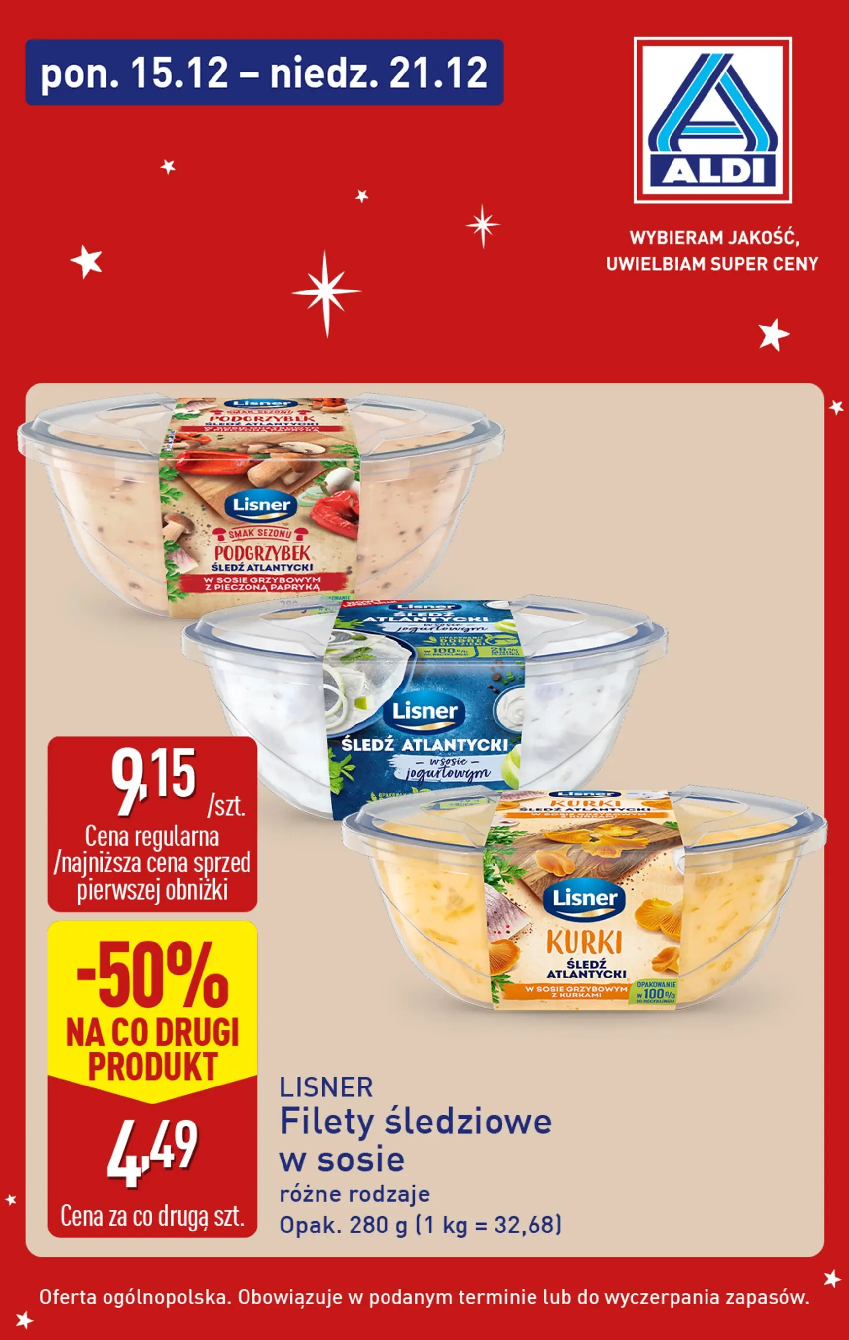 Aldi Gazetka - Śledzie w duper cenach od 15.12.2025 - Ulotka PDF, promocje | Strona: 6 | Produkty: Śledź, Papryka