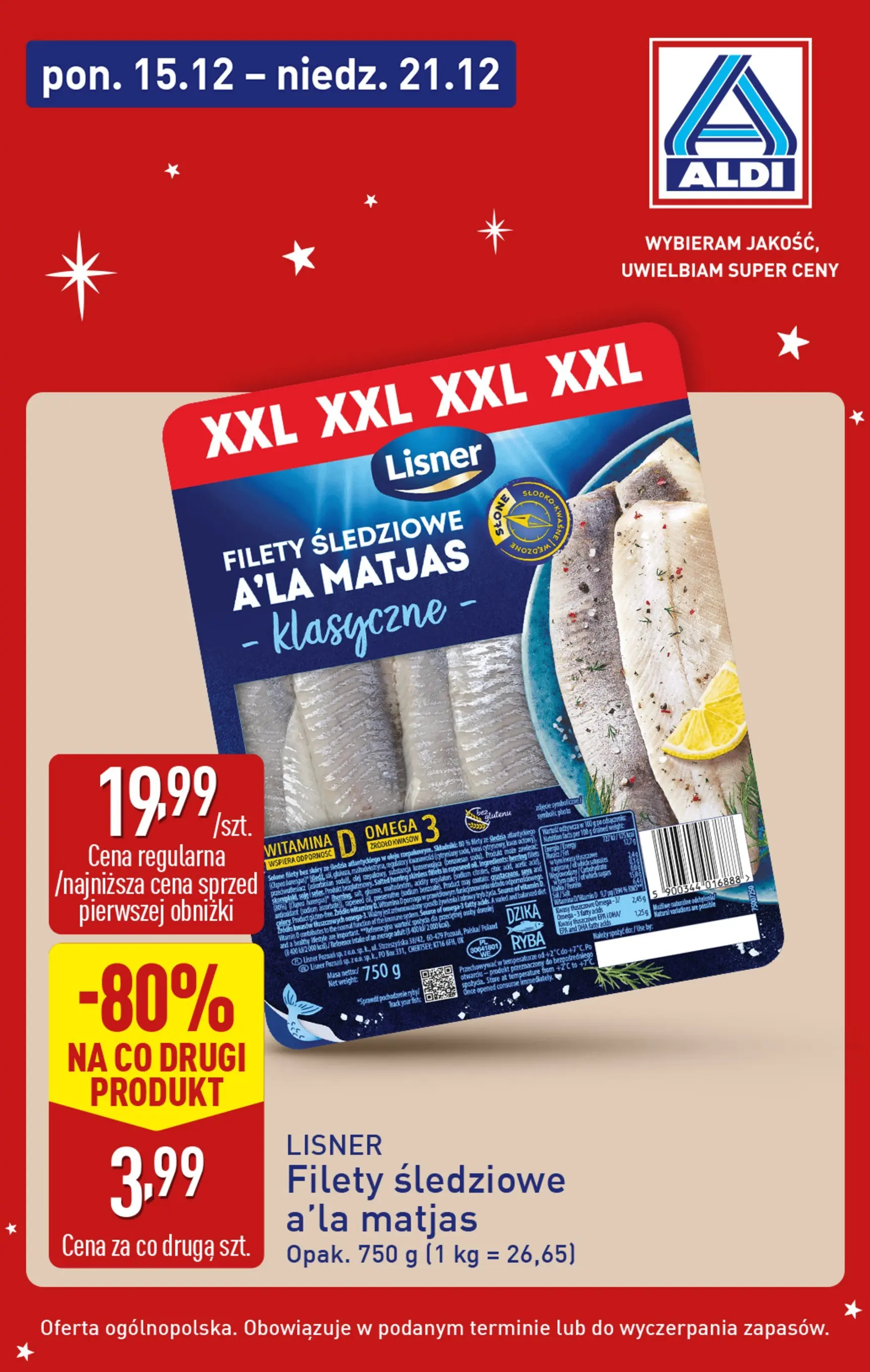 Aldi Gazetka - Śledzie w duper cenach od 15.12.2025 - Ulotka PDF, promocje | Strona: 11 | Produkty: Cytryna, Filety śledziowe a'la matjas, Ryba