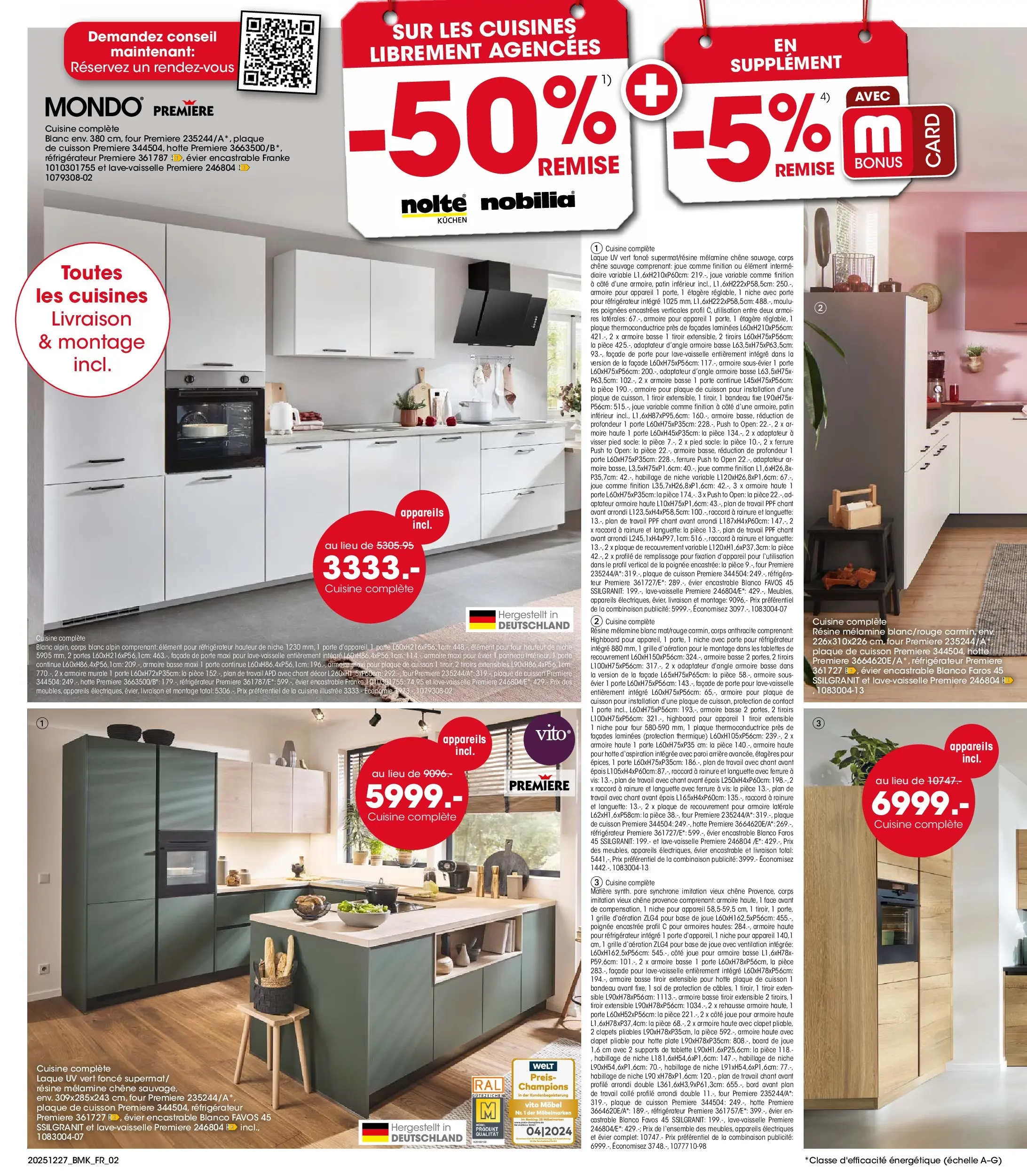 Möbel Martin - Möbel Martin: Offres hebdomadaires à partir du 26/12/2025 - promo en ligne | Page: 2 | Produits: Réfrigérateur, Four, Étagère, Laque