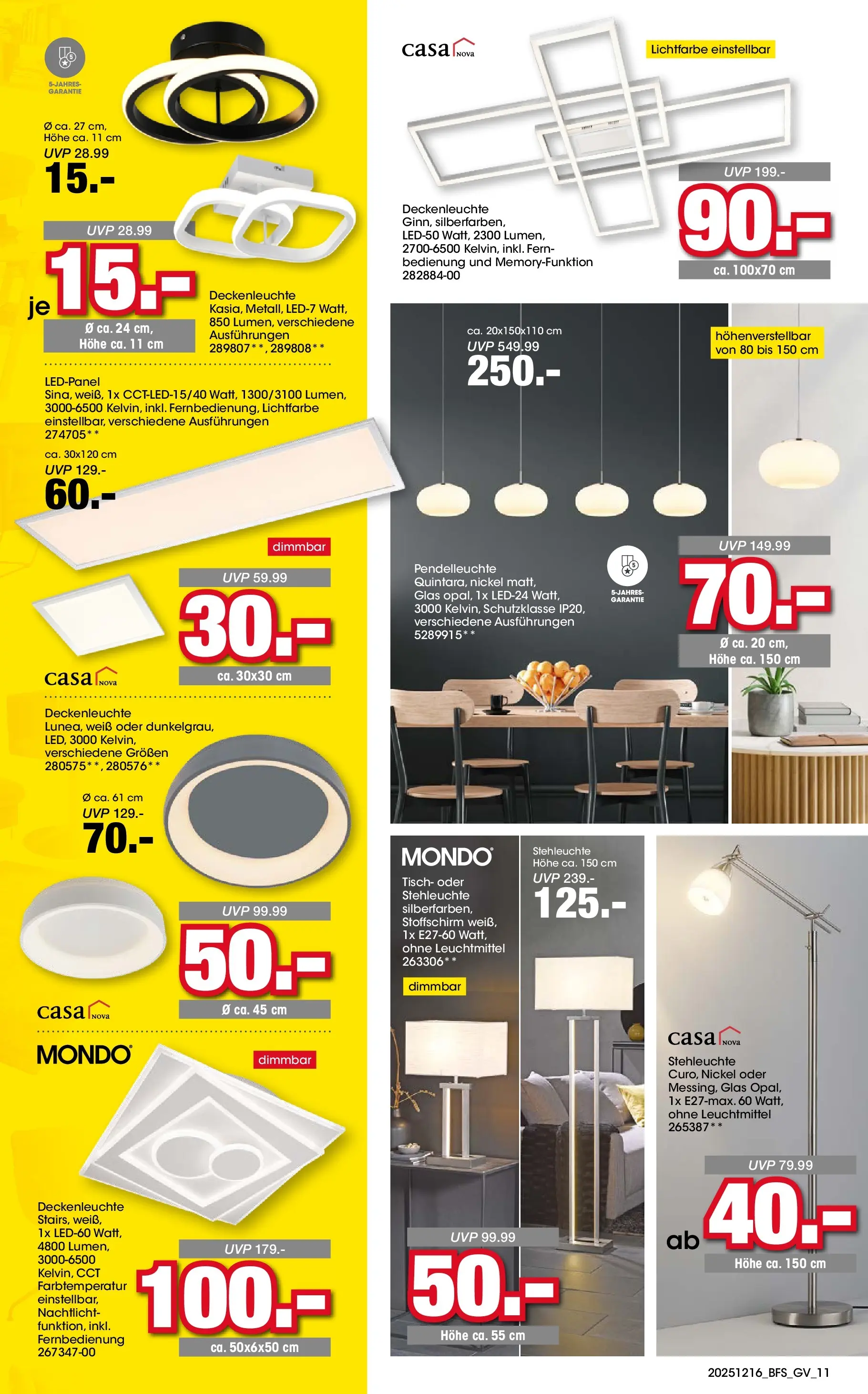 Möbel Martin Prospekt 	 (ab 17.12.2025) zum Blättern | Seite: 11 | Produkte: Tisch, Nachtlicht