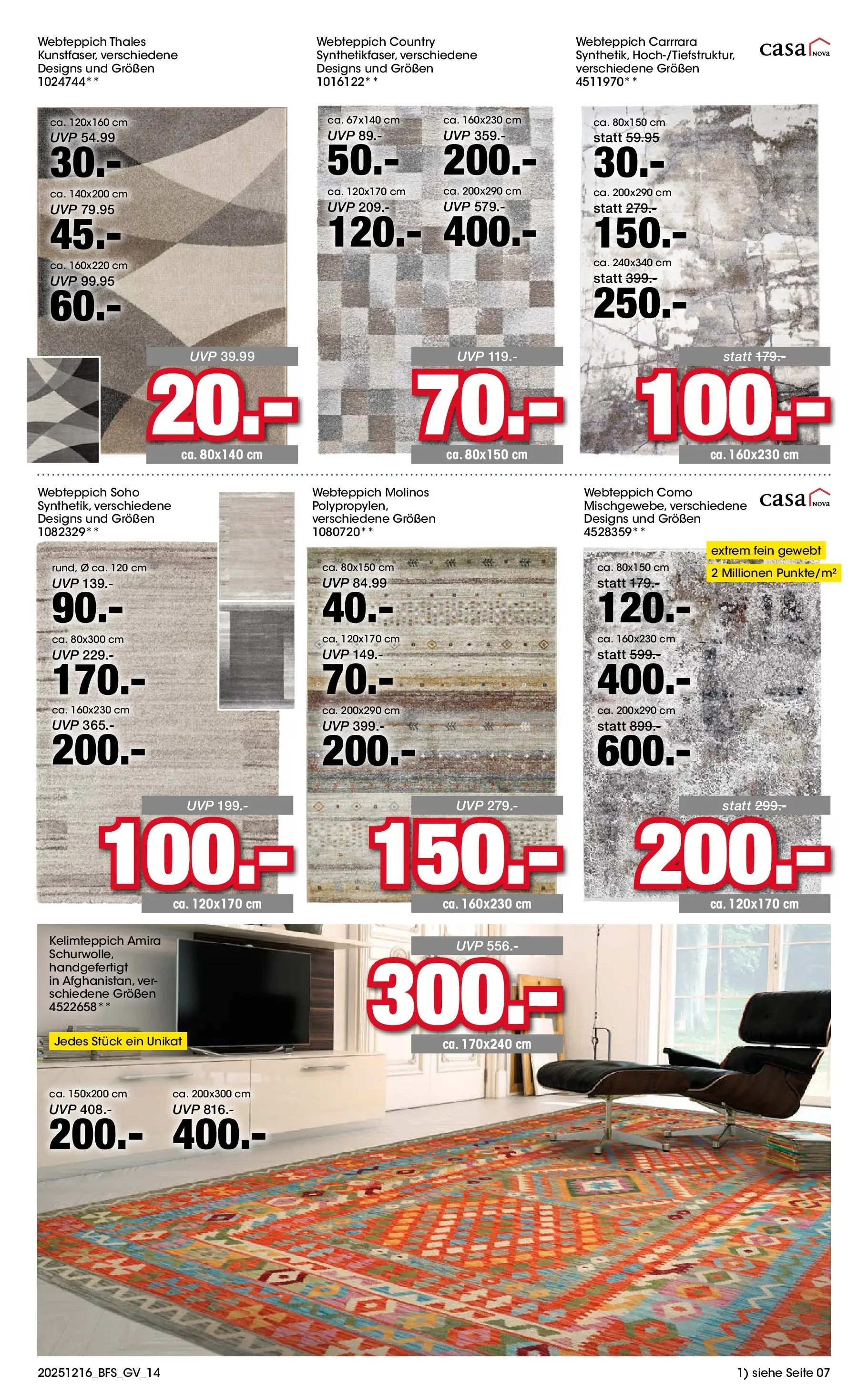 Möbel Martin Prospekt 	 (ab 17.12.2025) zum Blättern | Seite: 14