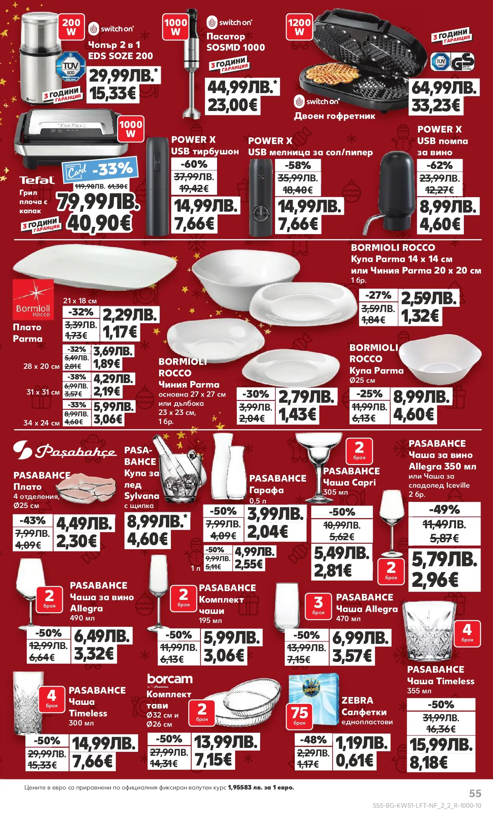 Нова Кауфланд брошура Сливен от 15.12.2025 | Страница: 55 | Продукти: USB, Грил, Пасатор, Купа