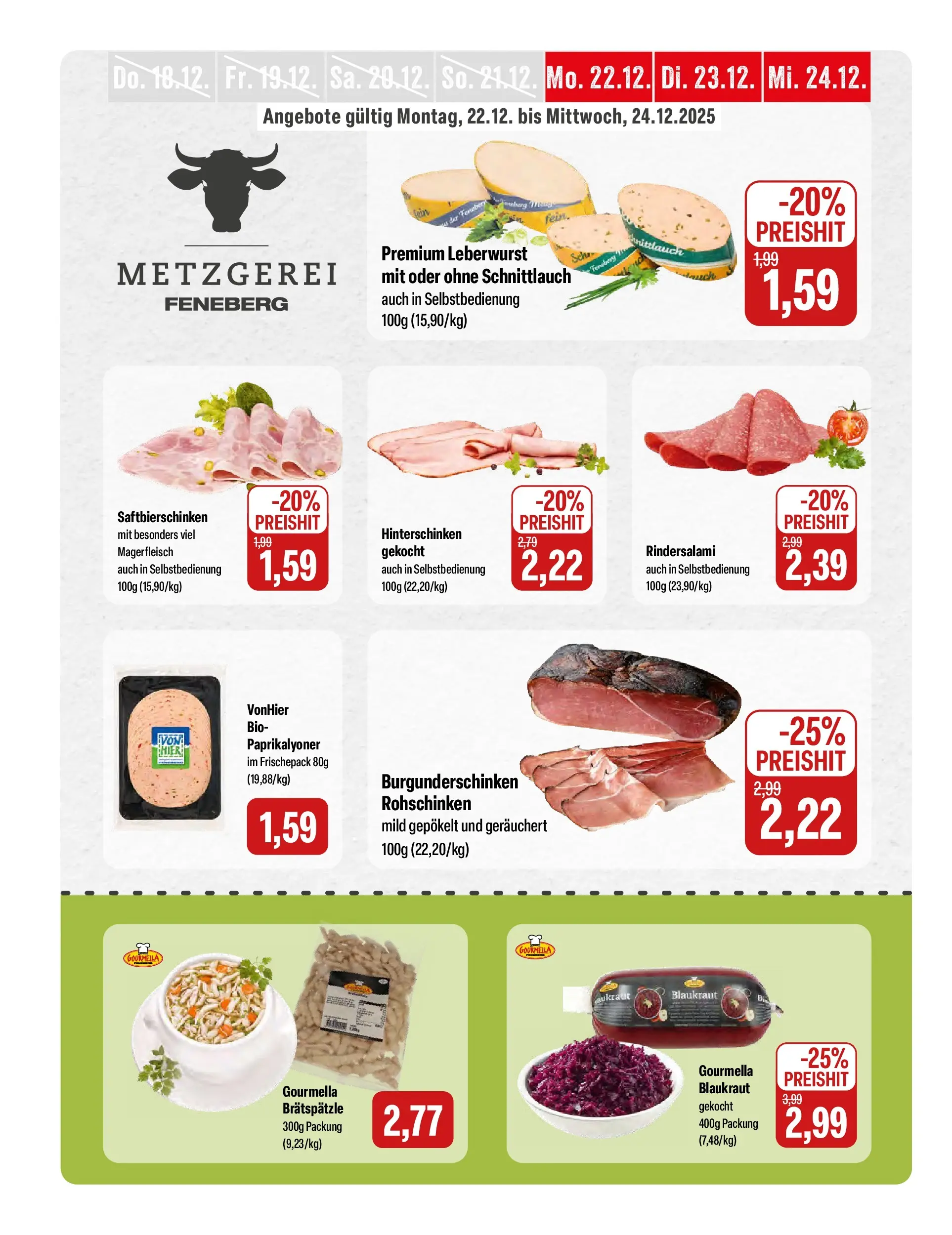 Feneberg Angebote (ab 22.12.2025) zum Blättern | Seite: 2