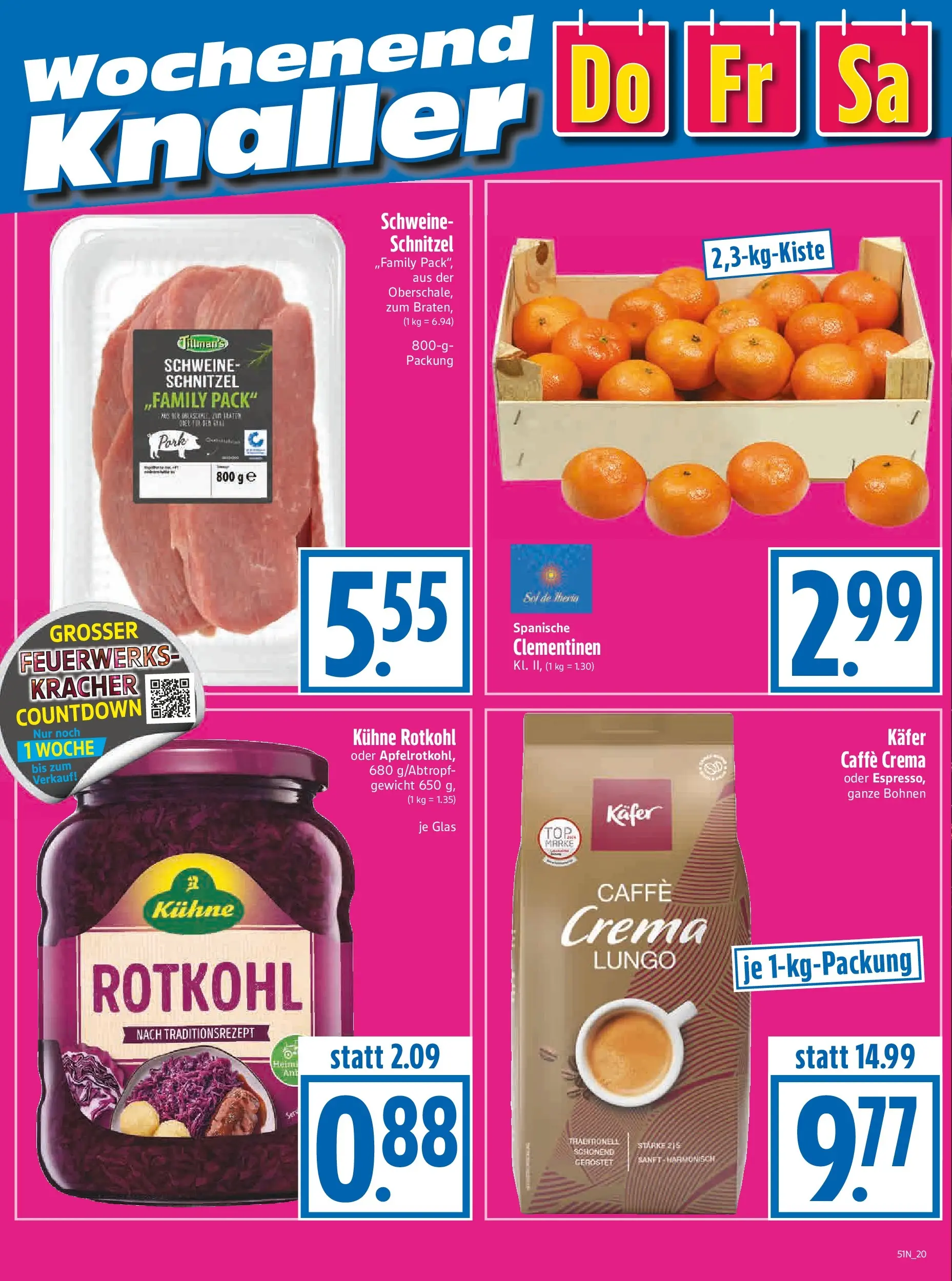 Entdecke - Edeka Hahner: Wochenangebote (ab 14.12.2025) zum Blättern | Seite: 22 | Produkte: Gewicht, Rotkohl, Schnitzel