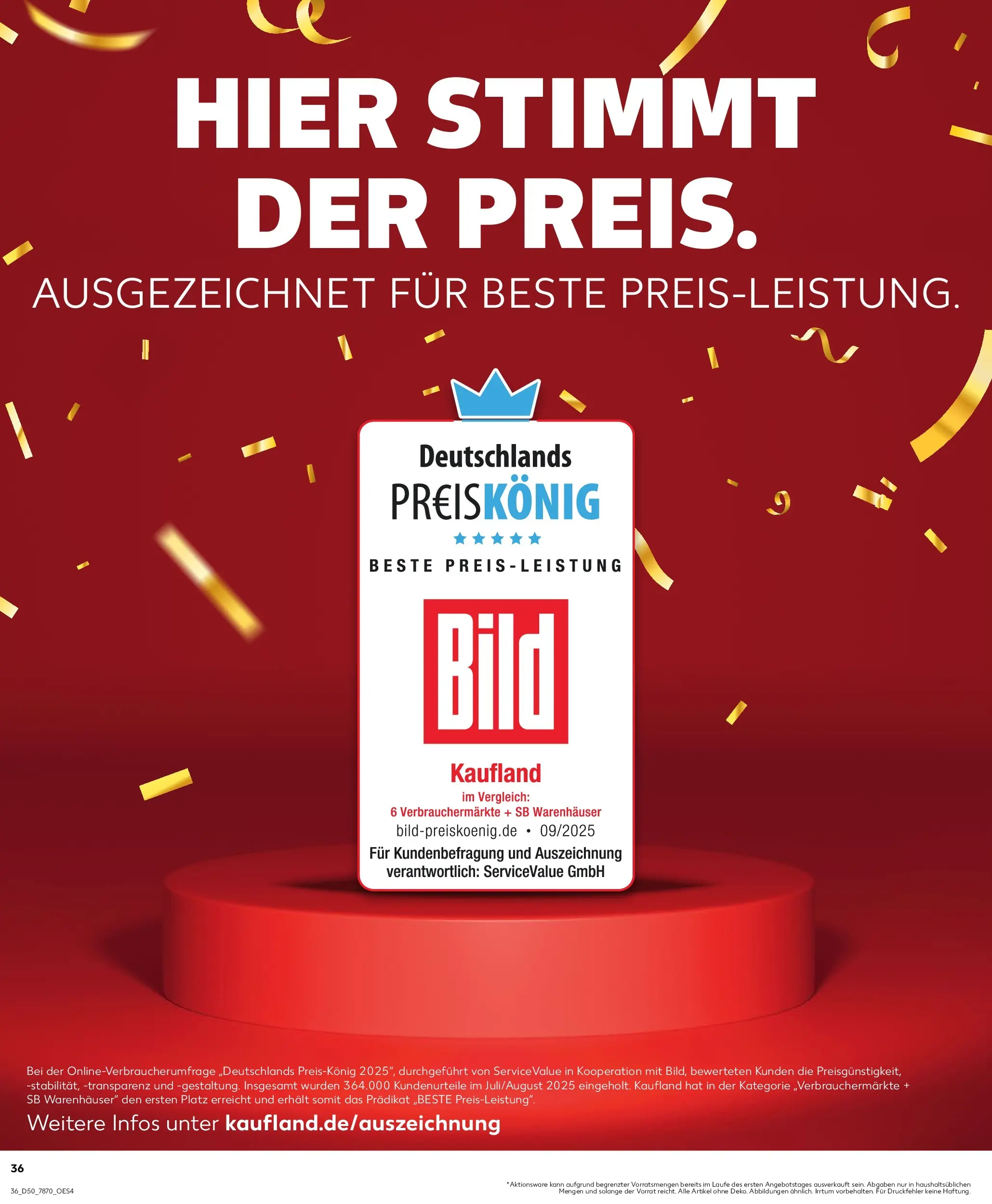 Prospekt Kaufland ab 14.12.2025 » Angebote Online zum Blättern | Seite: 36