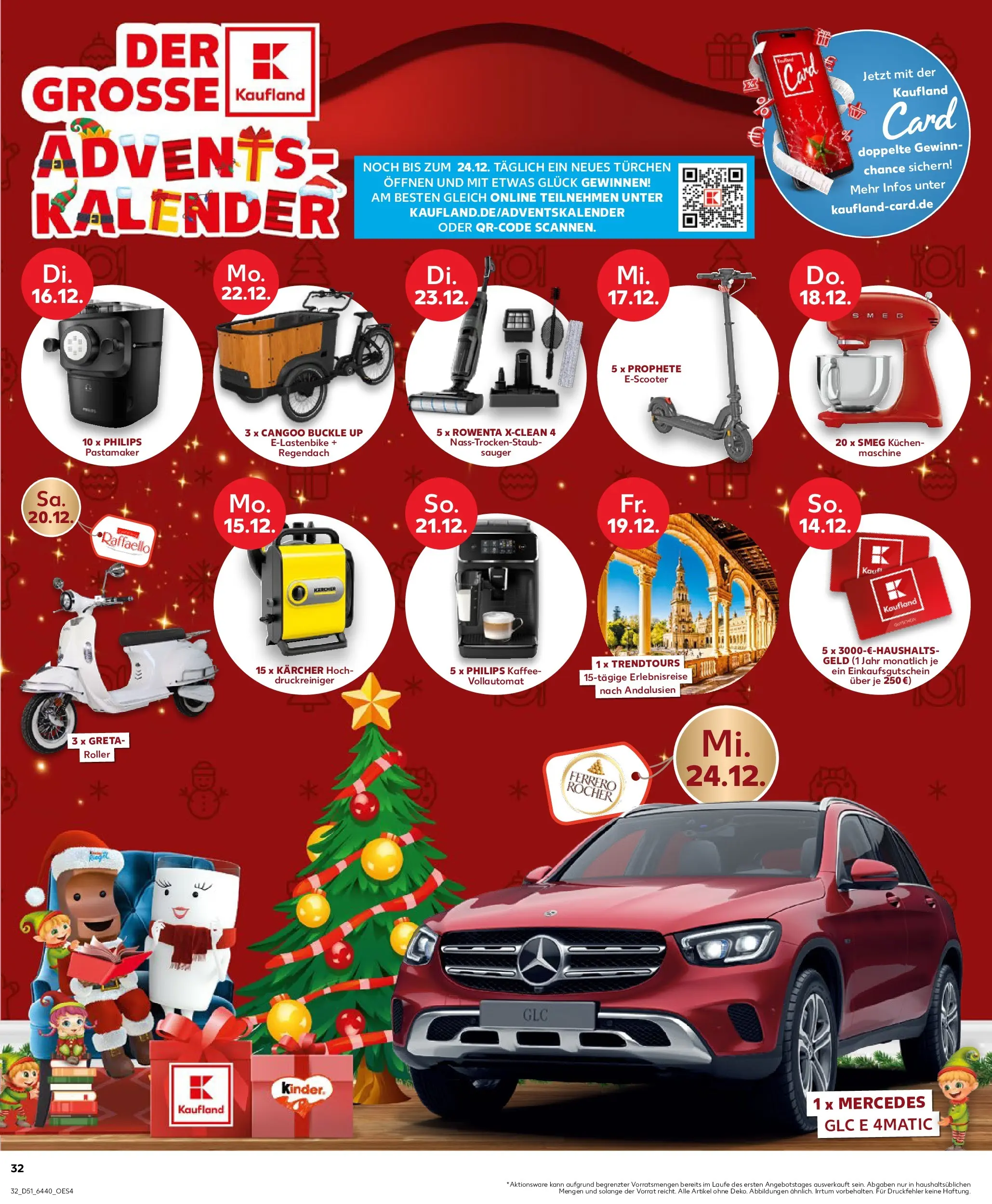 Prospekt Kaufland ab 18.12.2025 » Angebote Online zum Blättern | Seite: 32 | Produkte: Scooter, E-Scooter, Hochdruckreiniger, Kuchen