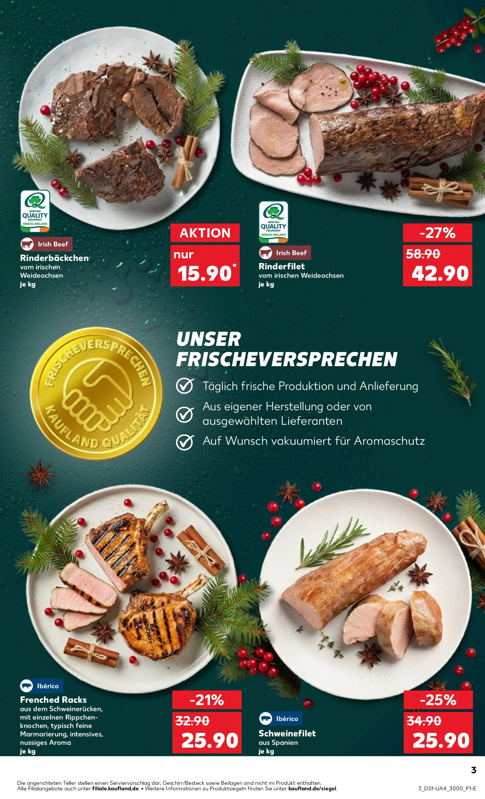 Prospekt Kaufland ab 18.12.2025 » Angebote Online zum Blättern | Seite: 41 | Produkte: Rinderfilet, Schweinefilet