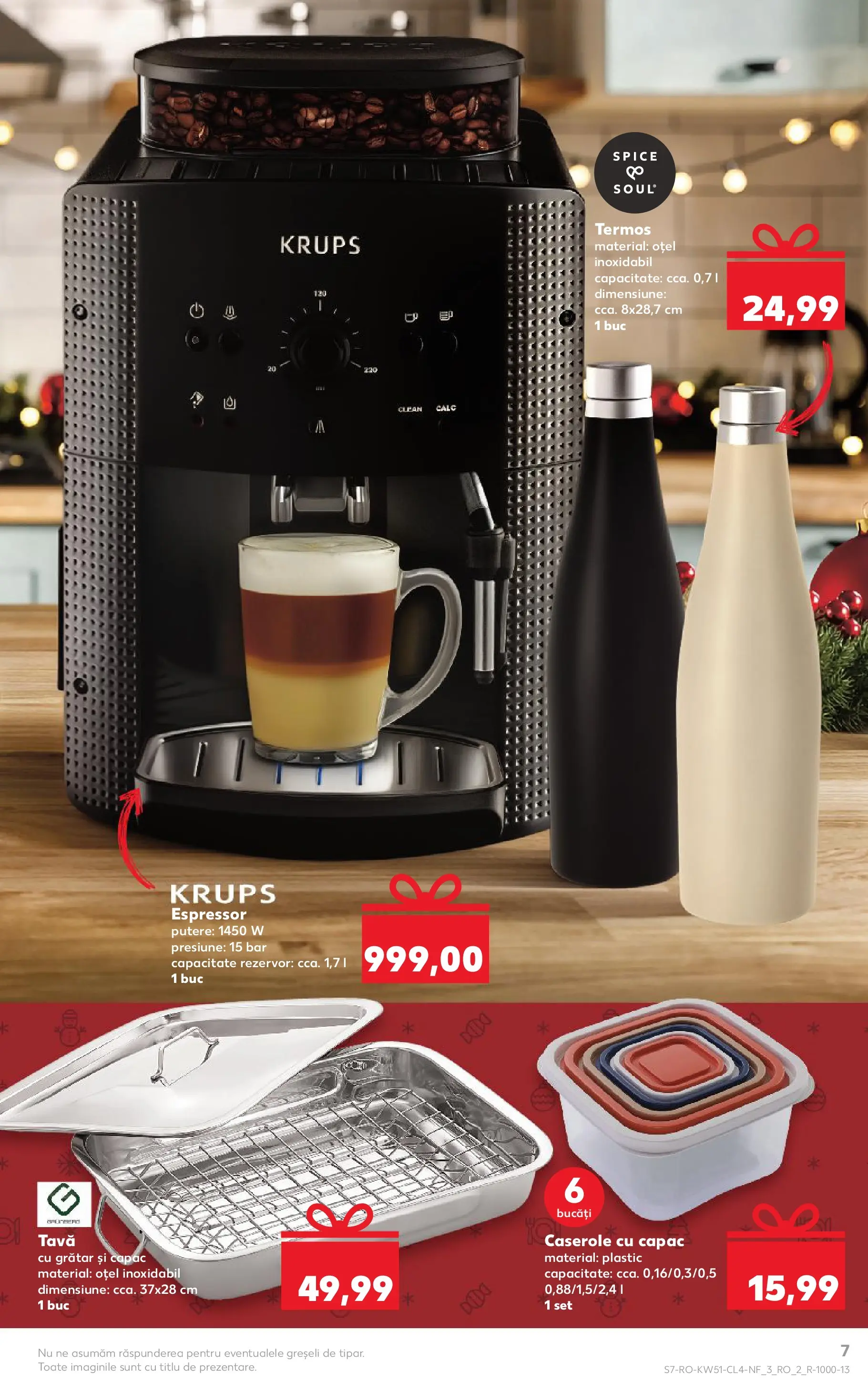 Catalog Kaufland - Timișoara 17.12.2025 - Revista si Oferta | Pagină: 7 | Produse: Espressor, Pomelo, Grătar, Termos
