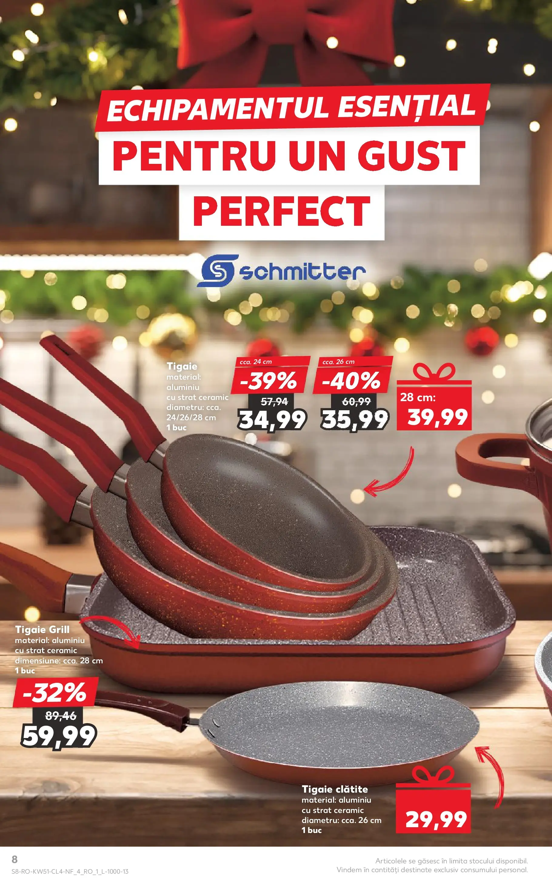 Catalog Kaufland - Timișoara 17.12.2025 - Revista si Oferta | Pagină: 8 | Produse: Tigaie, Grill, Clătite
