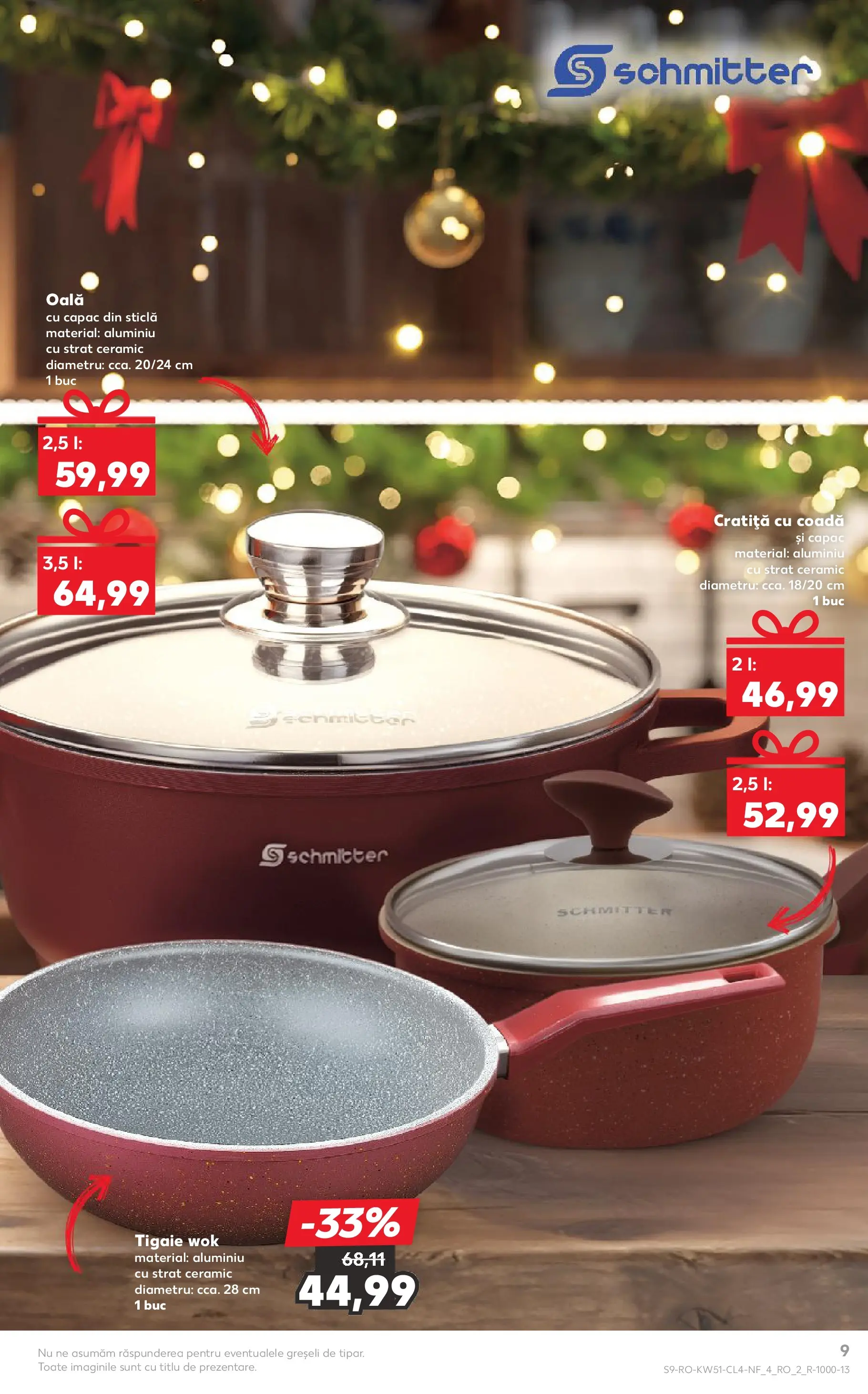 Catalog Kaufland - Timișoara 17.12.2025 - Revista si Oferta | Pagină: 9 | Produse: Tigaie, Cratiță, Oală