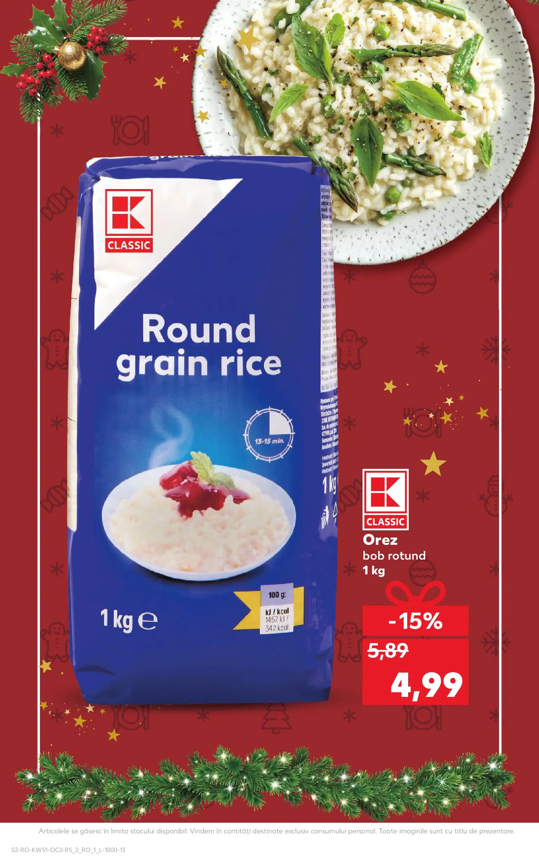 Catalog Kaufland - Zalau 17.12.2025 - Revista si Oferta | Pagină: 2 | Produse: Orez