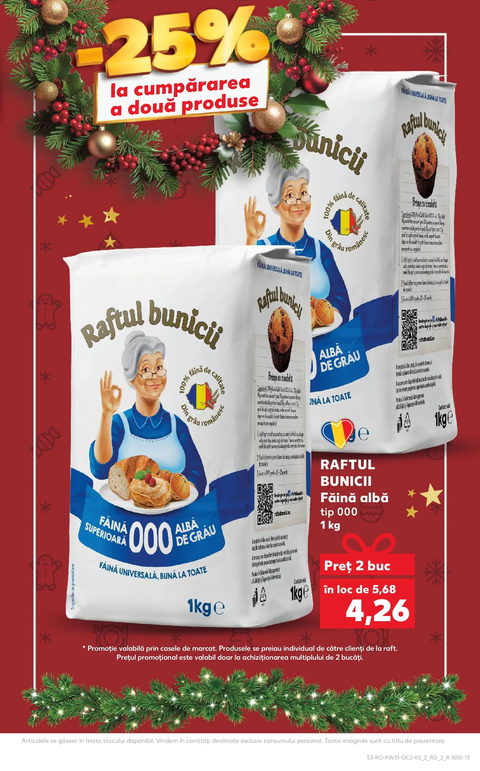 Catalog Kaufland - Zalau 17.12.2025 - Revista si Oferta | Pagină: 3 | Produse: Făină