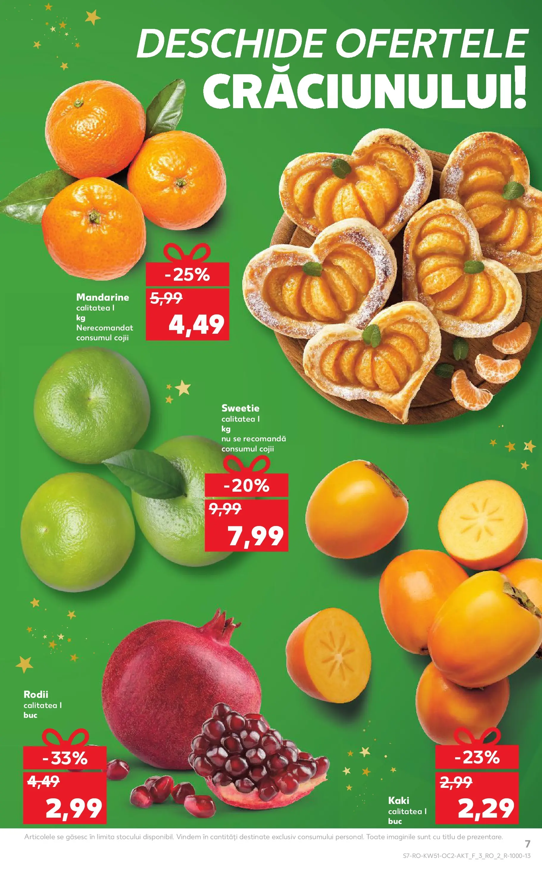 Catalog Kaufland - Zalau 17.12.2025 - Revista si Oferta | Pagină: 7 | Produse: Kaki, Mandarine