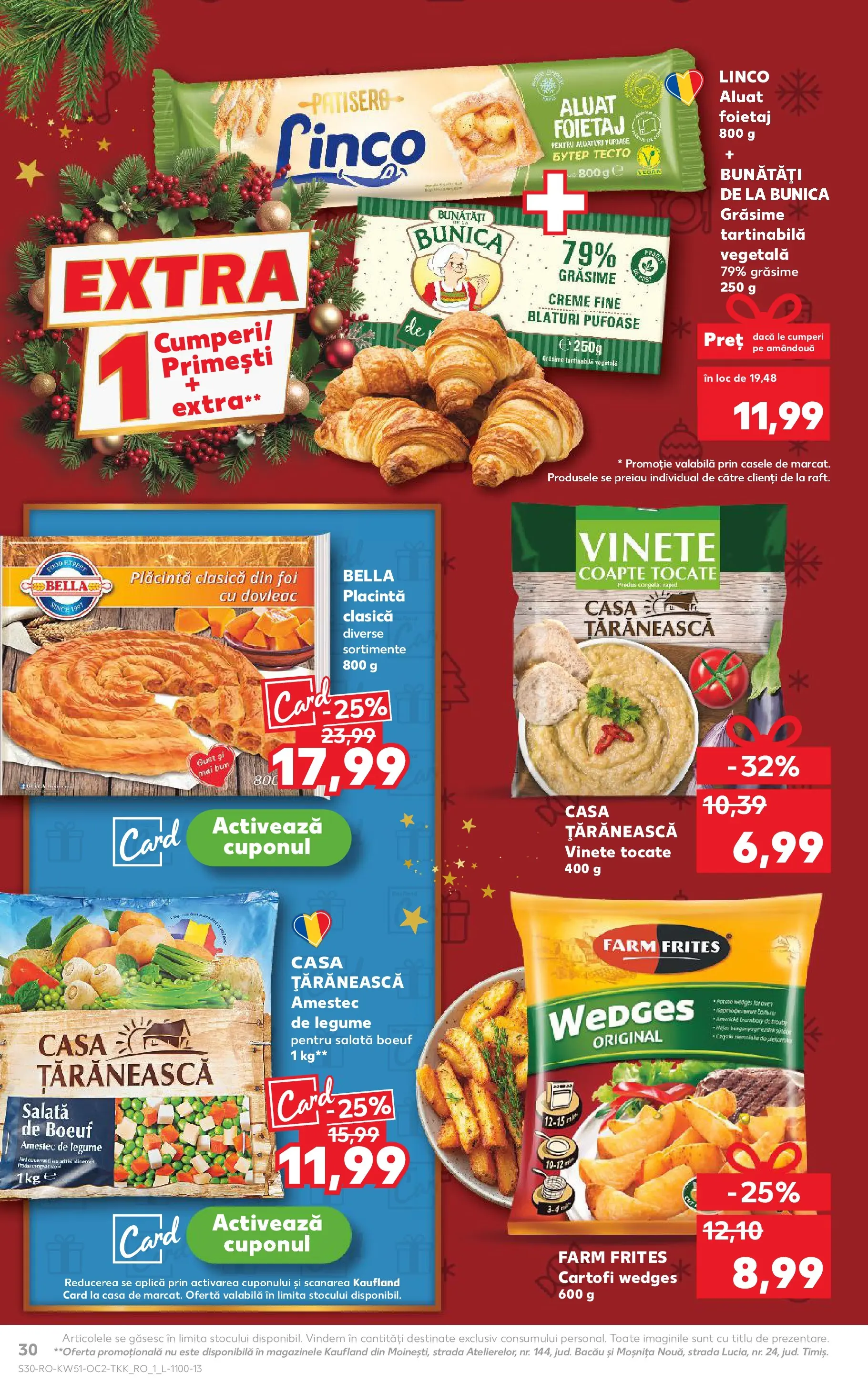 Catalog Kaufland - Zalau 17.12.2025 - Revista si Oferta | Pagină: 30 | Produse: Dovleac, Foietaj, Aluat, Cartofi