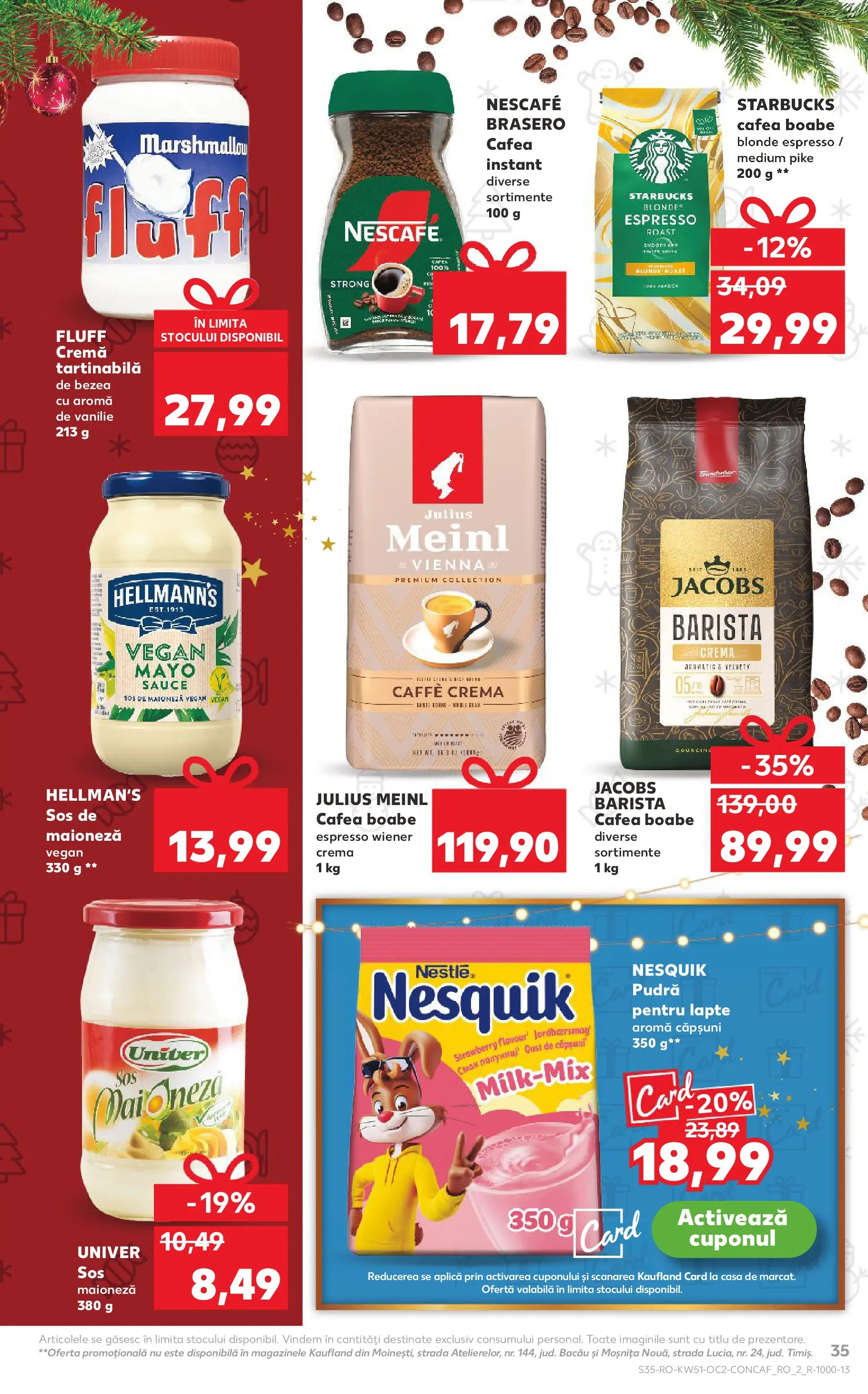 Catalog Kaufland - Zalau 17.12.2025 - Revista si Oferta | Pagină: 35 | Produse: Pudră, Lapte, Cremă, Cremă tartinabilă