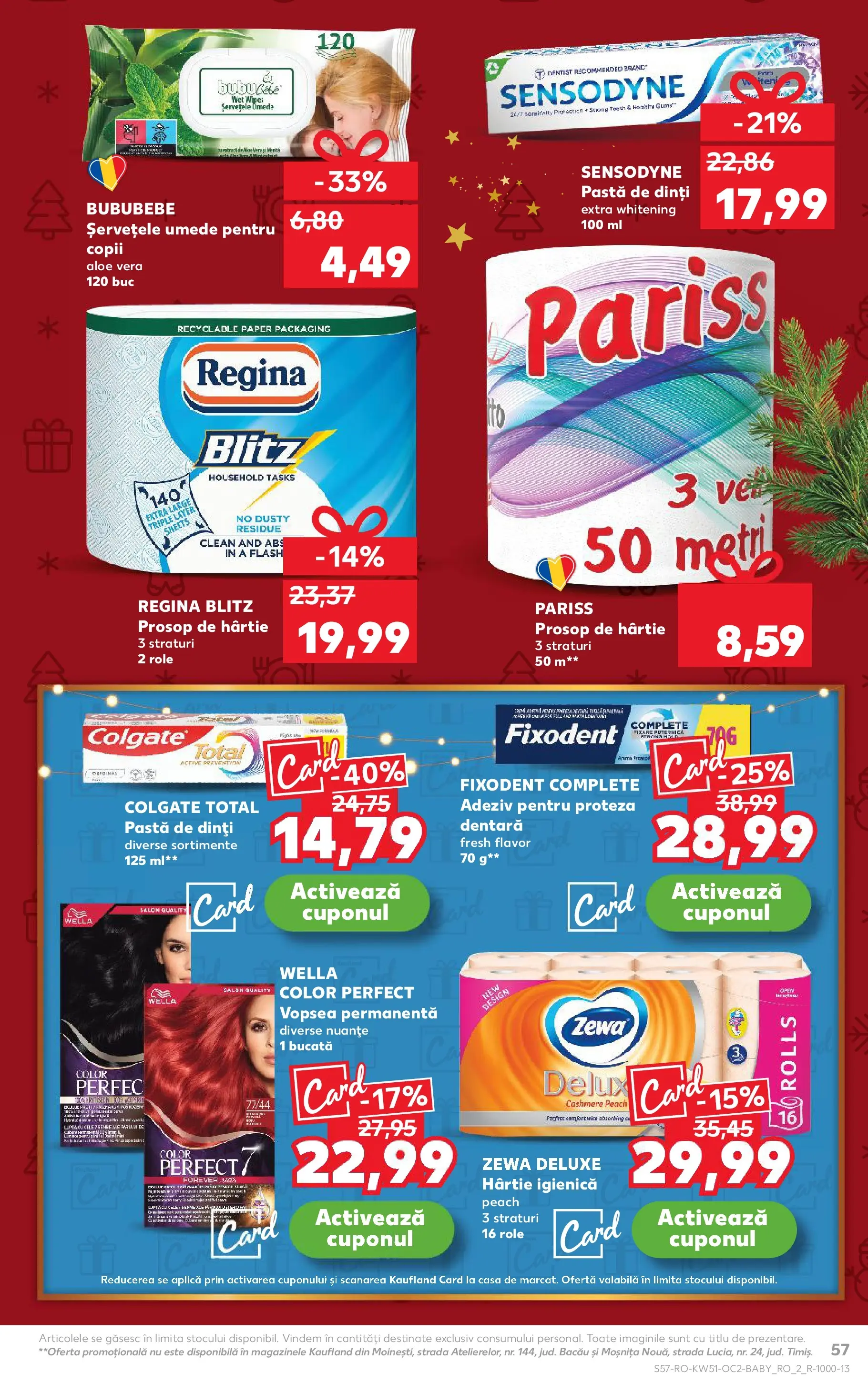 Catalog Kaufland - Domnesti 17.12.2025 - Revista si Oferta | Pagină: 57 | Produse: Pomelo, Vopsea, Adeziv, Șervețele umede
