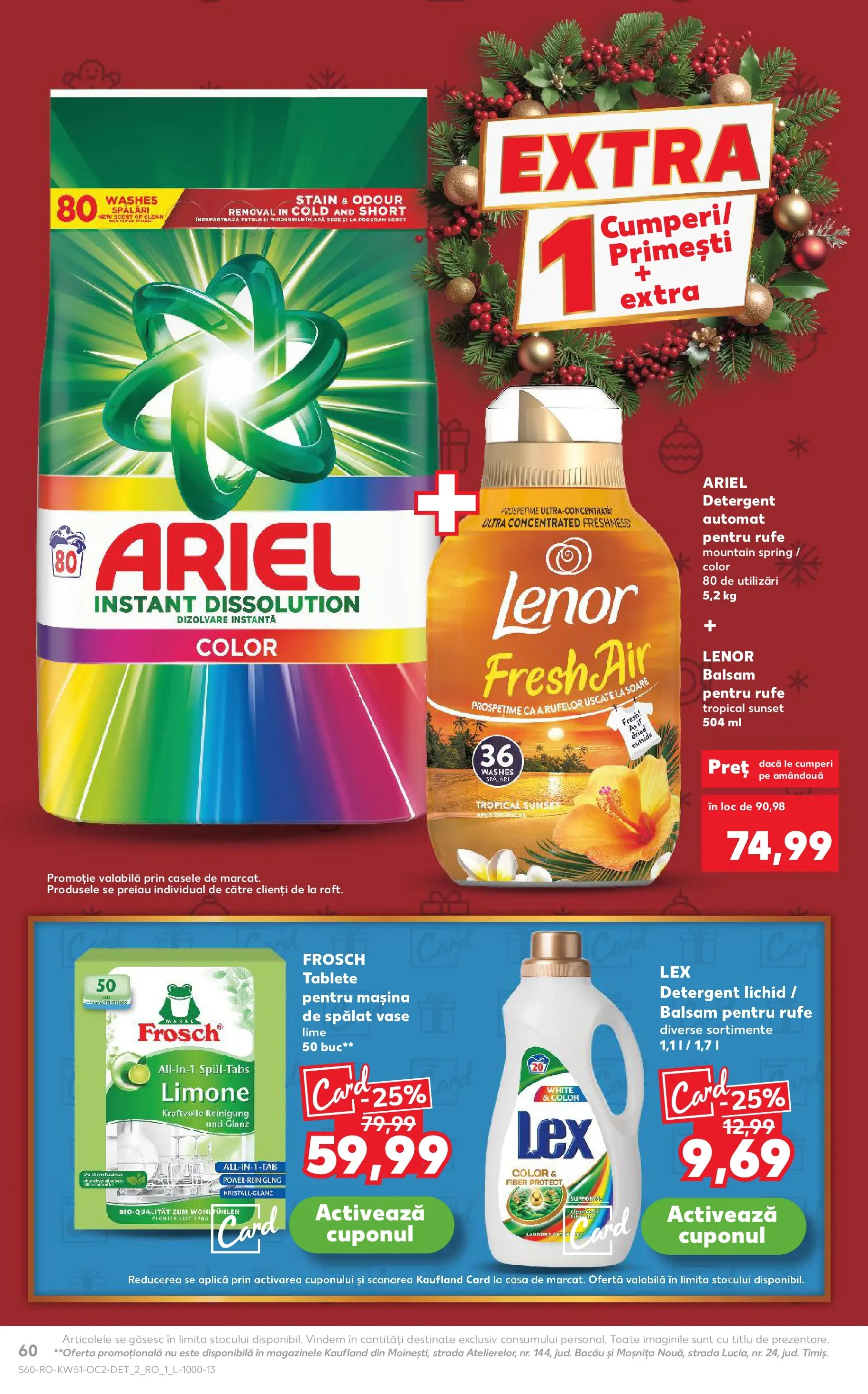 Catalog Kaufland - Zalau 17.12.2025 - Revista si Oferta | Pagină: 60 | Produse: Lime, Pomelo, Mașină De Spălat Vase, Tablete pentru mașina de spălat