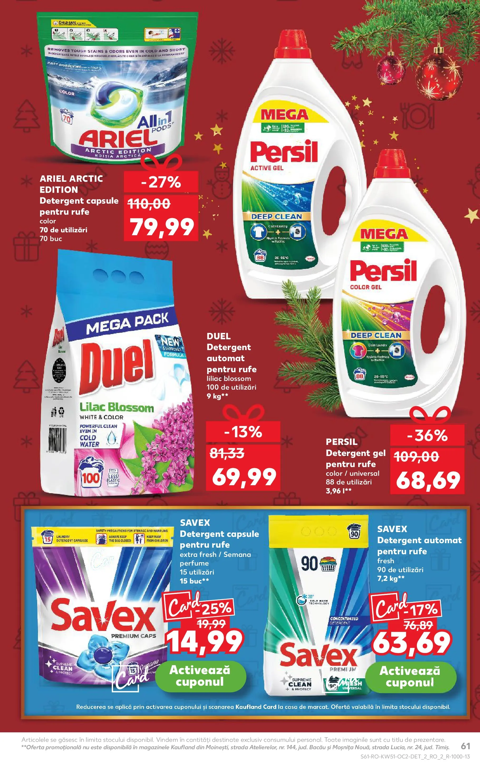 Catalog Kaufland - Zalau 17.12.2025 - Revista si Oferta | Pagină: 61 | Produse: Pomelo, Kedi Ödül Oyuncakları, Detergent