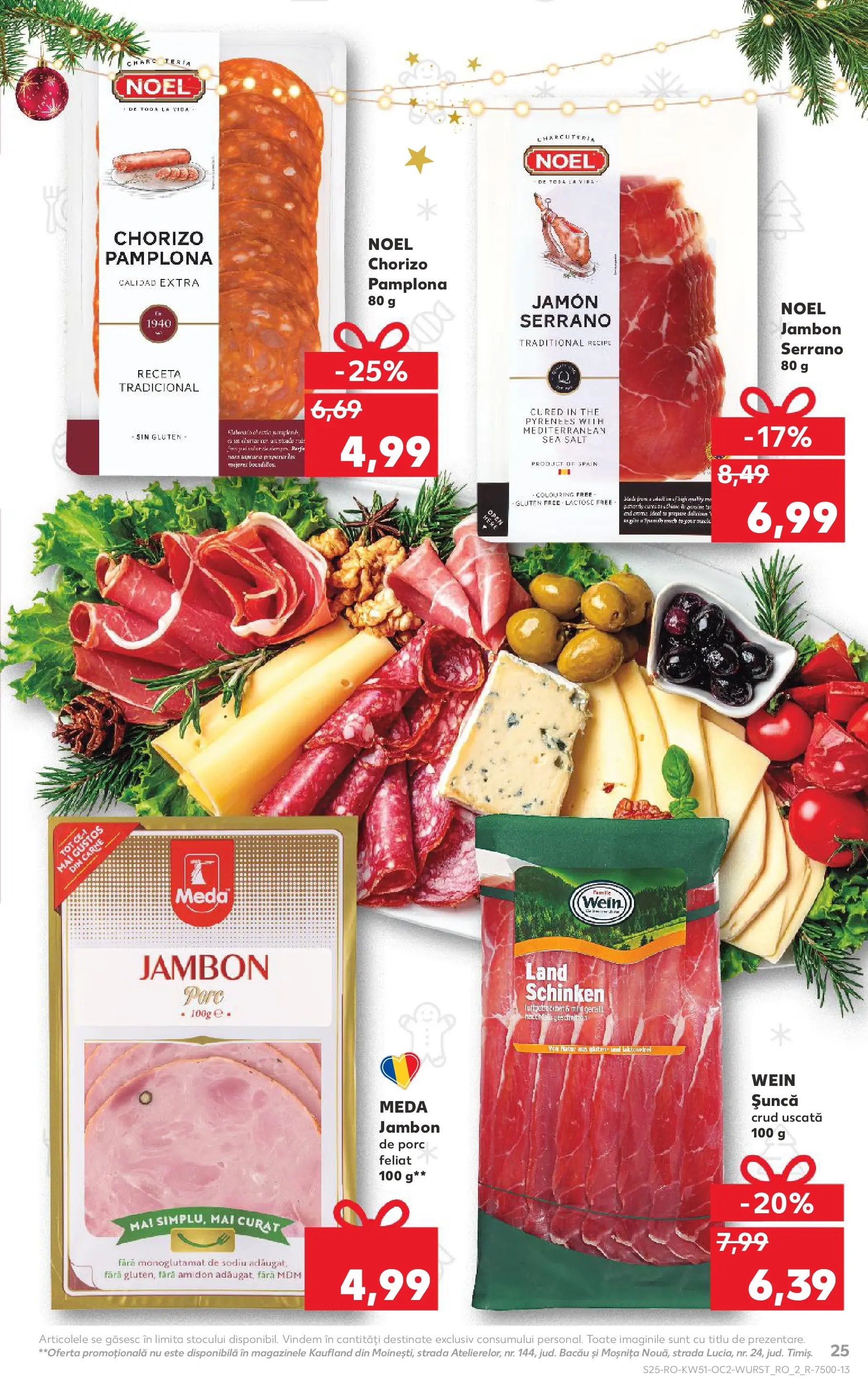 Catalog Kaufland - Viseu de Sus 17.12.2025 - Revista si Oferta | Pagină: 25 | Produse: Șuncă