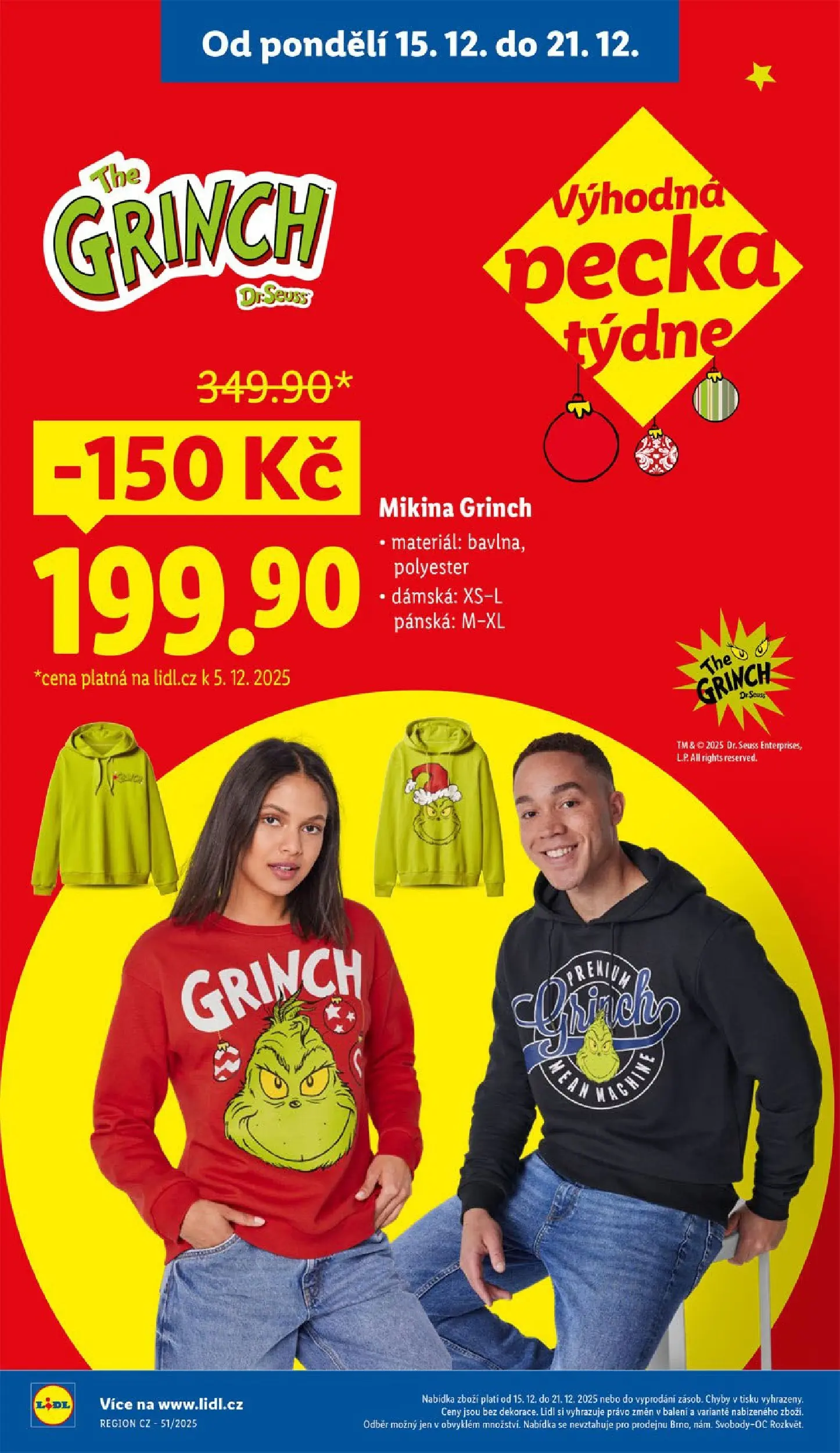 Lidl leták od 14.12.2025 - Nový akční leták | Strana: 6 | Produkty: Mikina