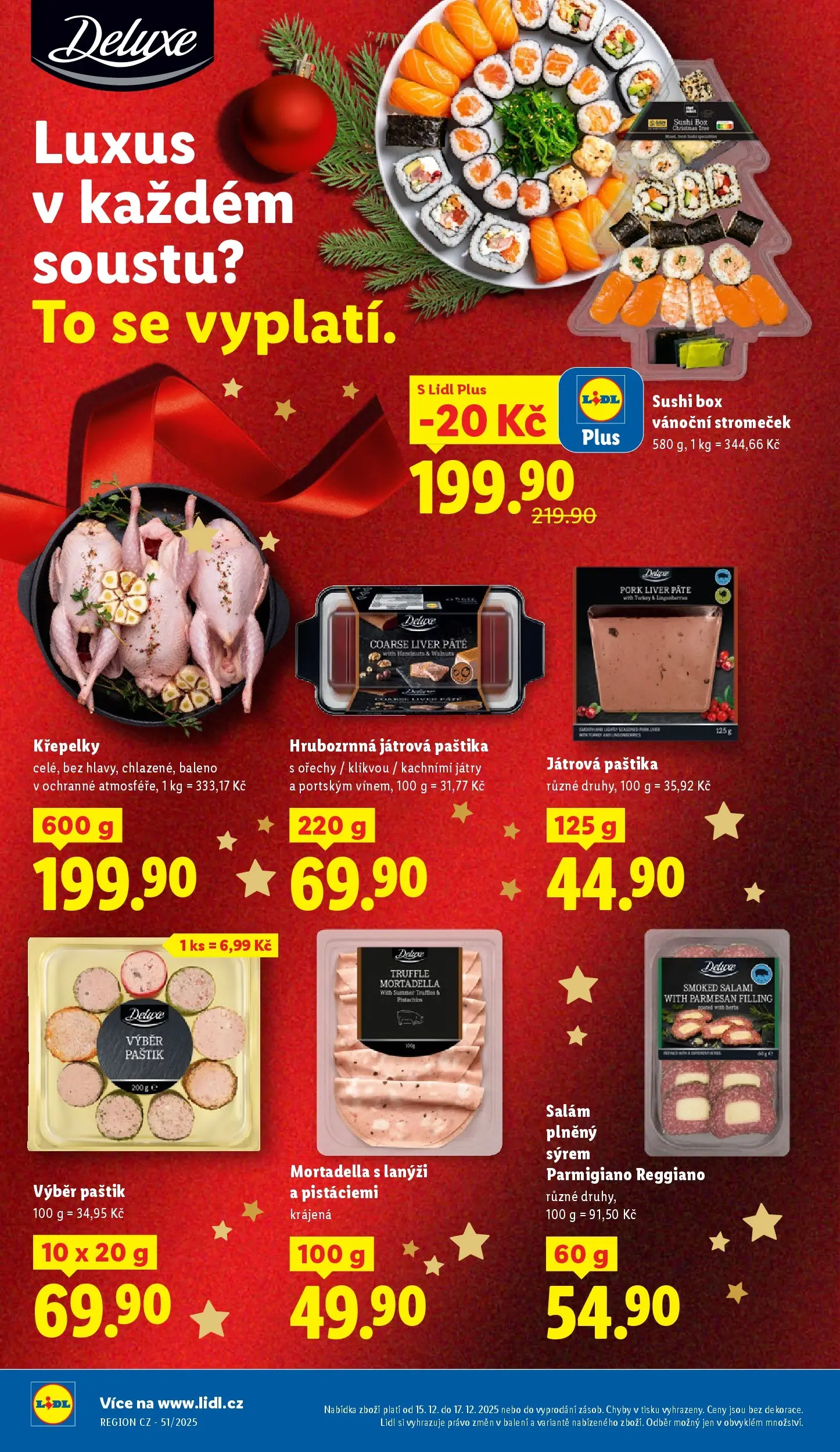 Lidl leták od 14.12.2025 - Nový akční leták | Strana: 16 | Produkty: Box, Ořechy, Parmigiano Reggiano, Paštika