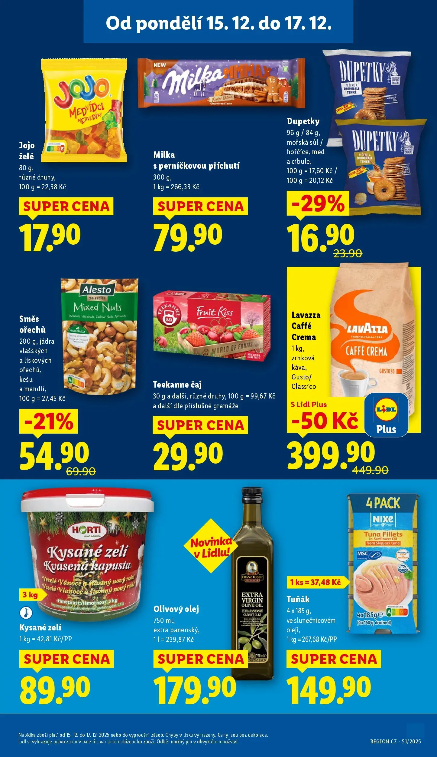 Lidl leták od 14.12.2025 - Nový akční leták | Strana: 23 | Produkty: Teekanne, Lavazza, Kapusta, Kysané zelí