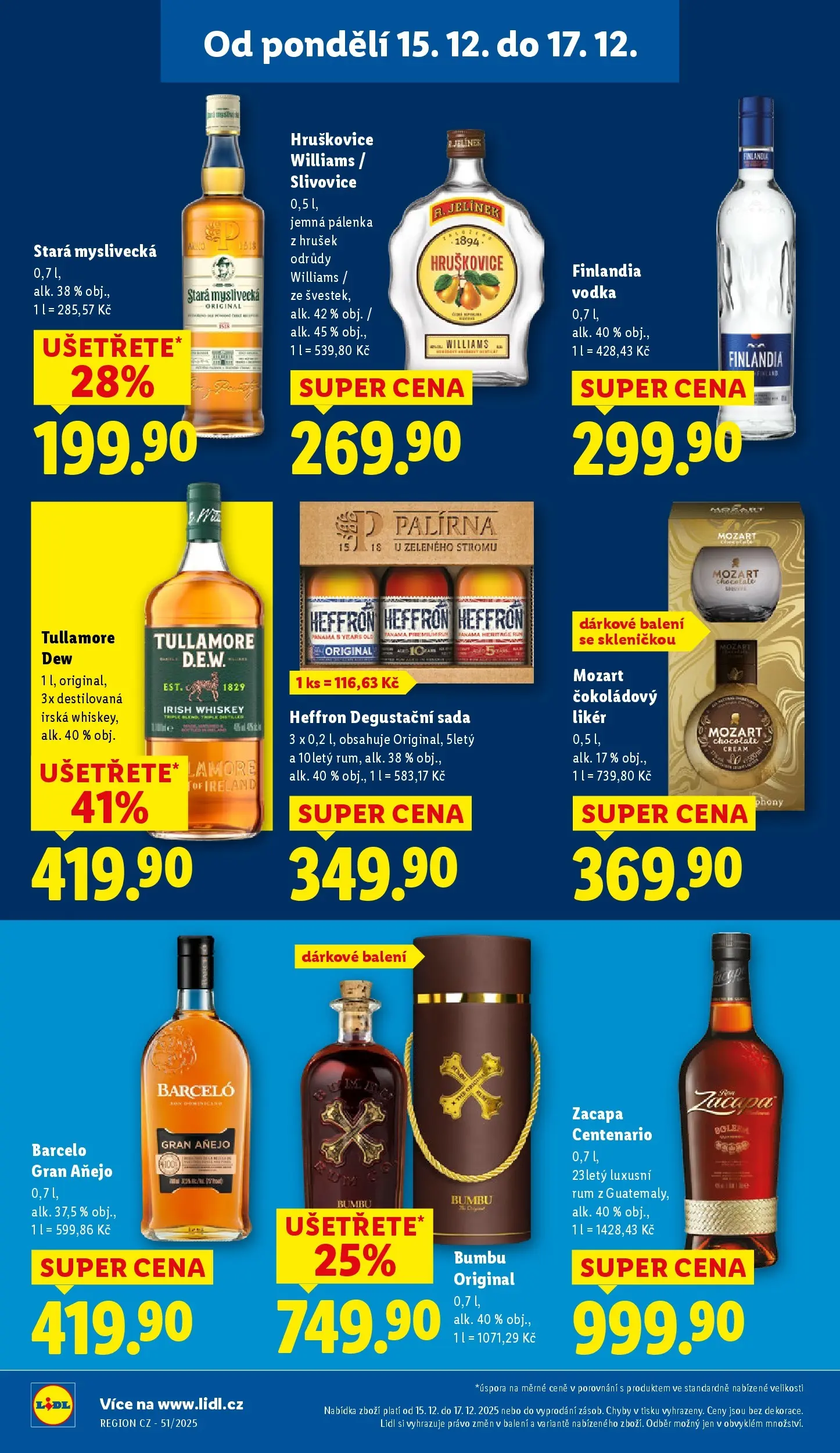 Lidl leták od 14.12.2025 - Nový akční leták | Strana: 30 | Produkty: Hruškovice, Rum, Vodka, Jelínek