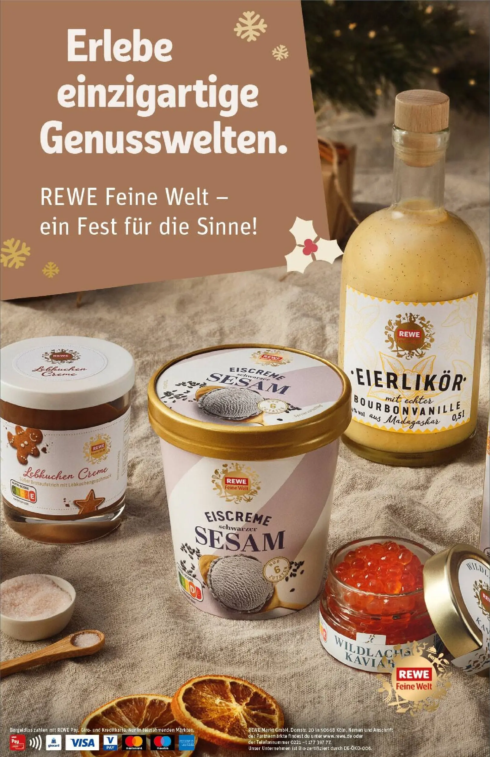 REWE Prospekt ab 15.12.2025 zum Blättern » Angebote | Seite: 2 | Produkte: Eiscreme, Creme