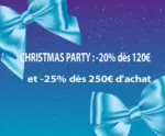 BHV CHRISTMAS PARTY : -20% d&egrave;s 120&euro; et -25% d&egrave;s 250&euro; d'achat - au 25.12.2025