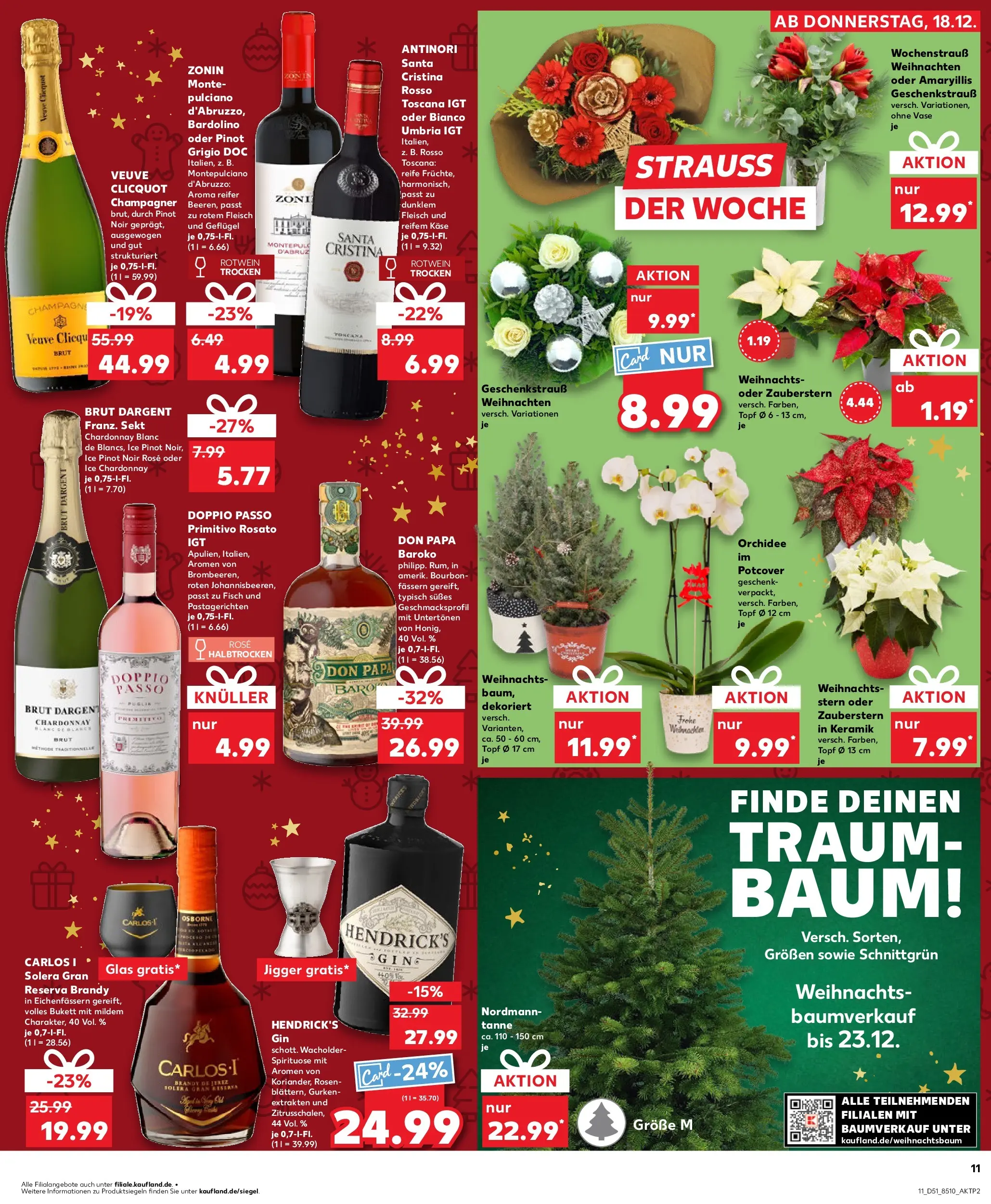 Prospekt Kaufland ab 18.12.2025 » Angebote Online zum Blättern | Seite: 11 | Produkte: Rum, Doppio Passo, Gin, Gurken