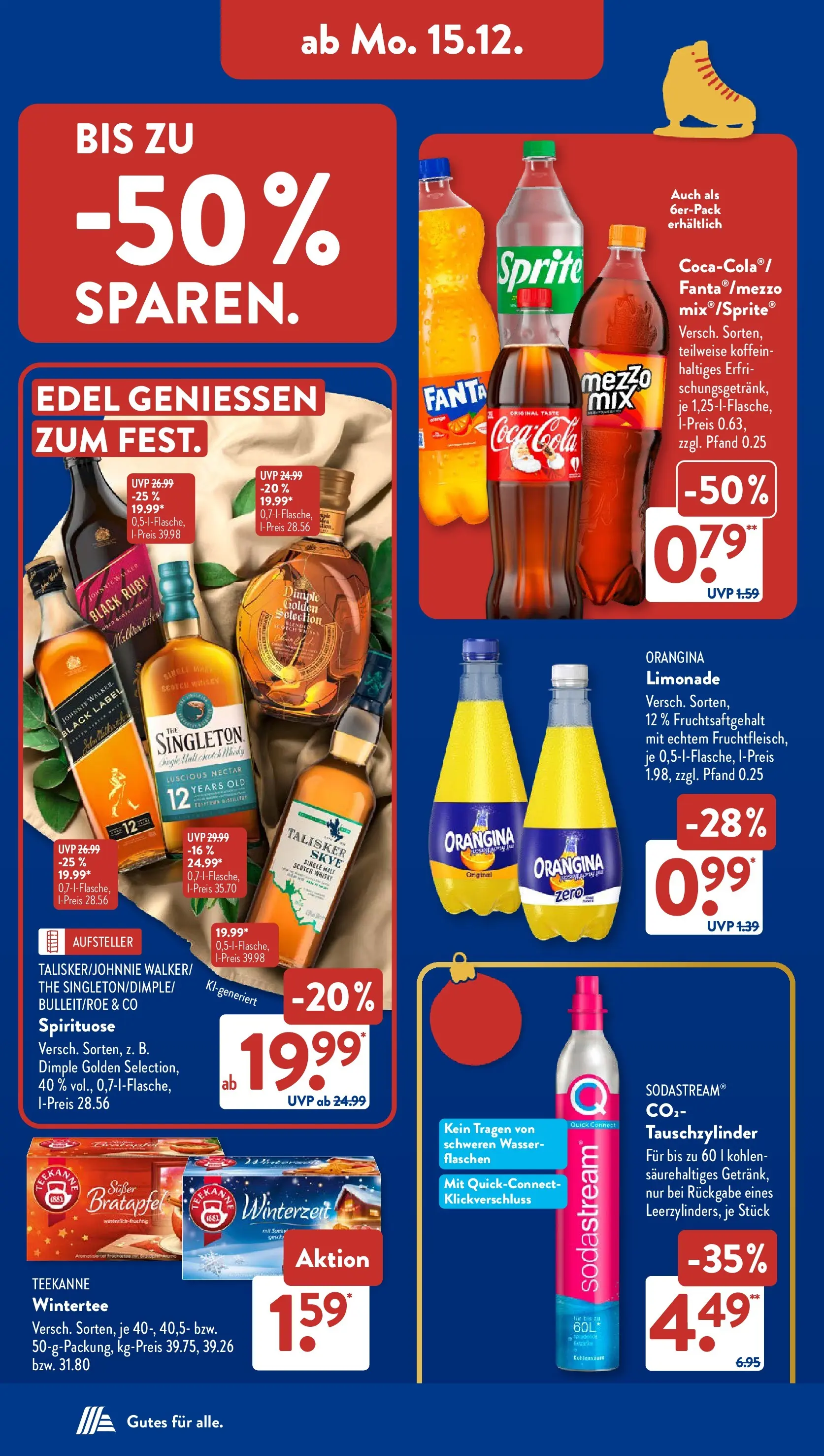 Aldi Süd - Aldi Süd: Wochenangebote (ab 14.12.2025) zum Blättern | Seite: 18 | Produkte: Coca cola, Fanta, Limonade, Johnnie walker