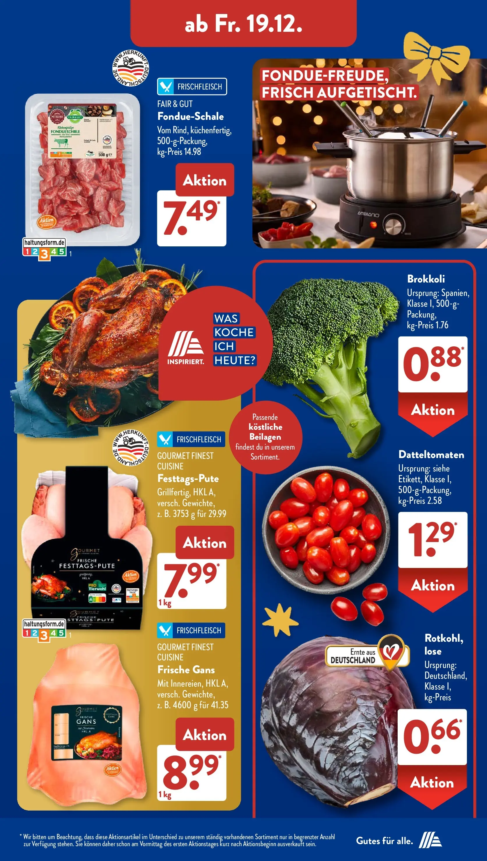 Aldi Süd - Aldi Süd: Wochenangebote (ab 14.12.2025) zum Blättern | Seite: 36 | Produkte: Brokkoli