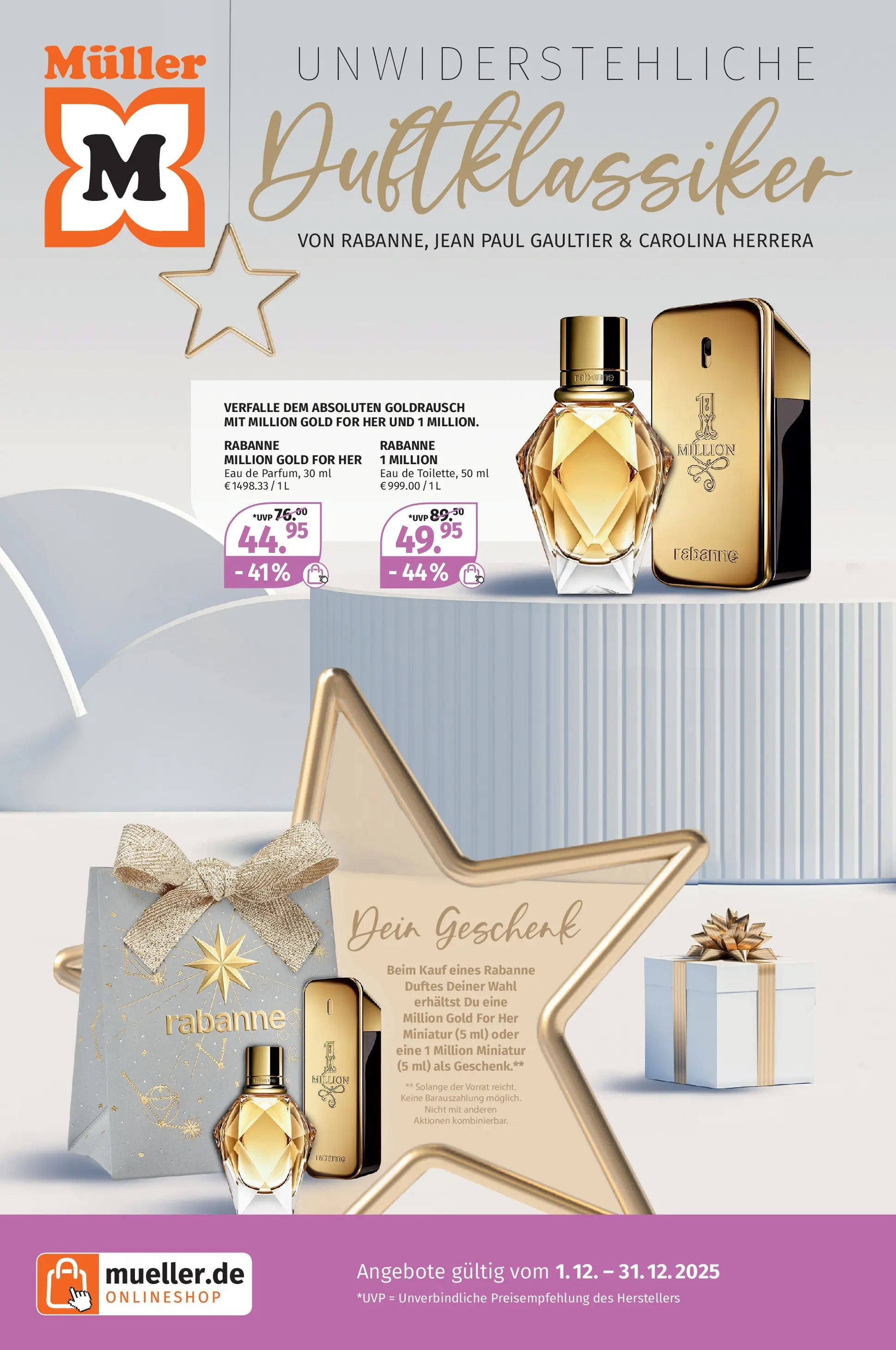 Müller - Müller: Unwiderstehliche Duftklassiker (ab 30.11.2025) zum Blättern | Seite: 1