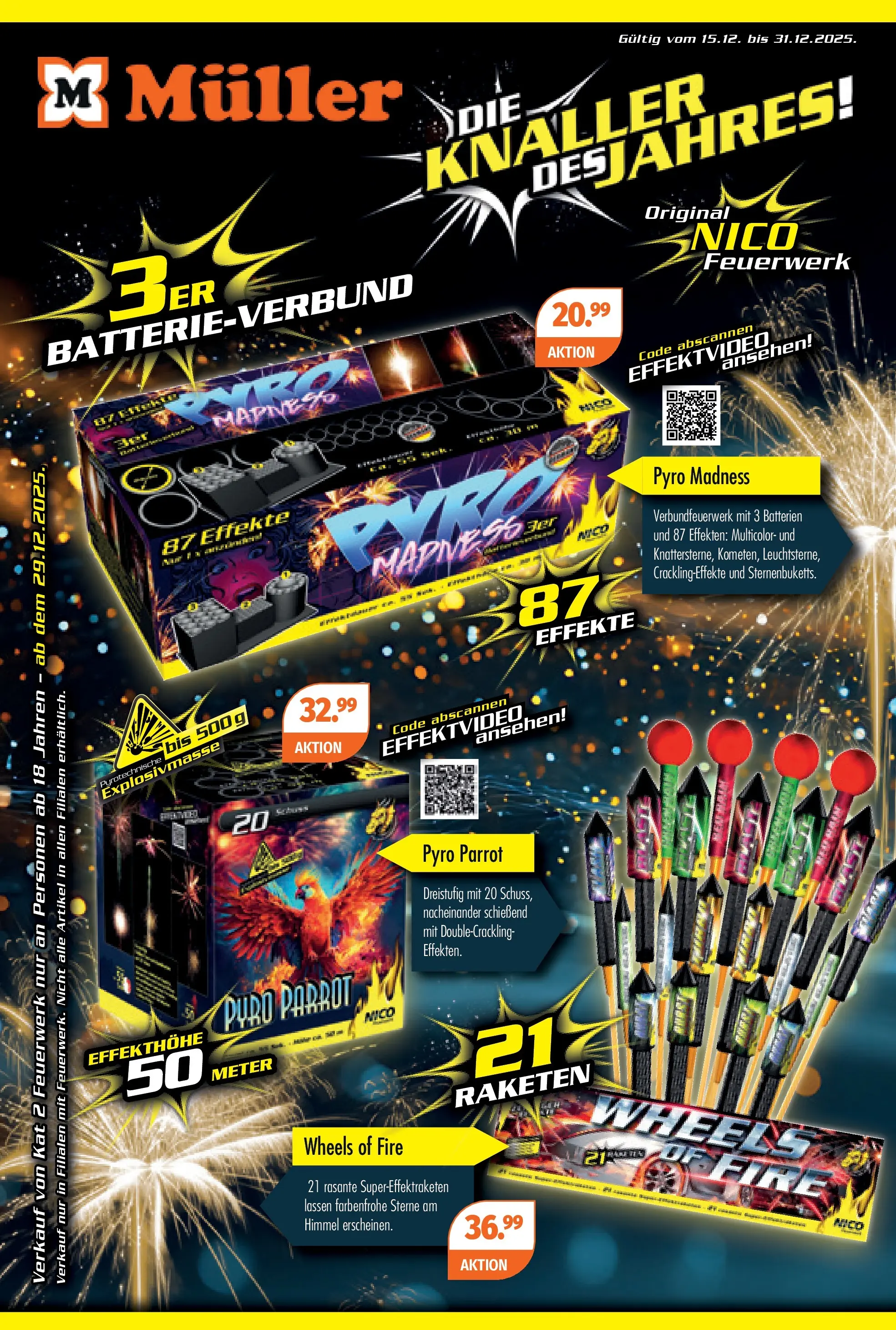 Müller - Müller: Die Knaller des Jahres (ab 14.12.2025) zum Blättern | Seite: 1 | Produkte: Batterien